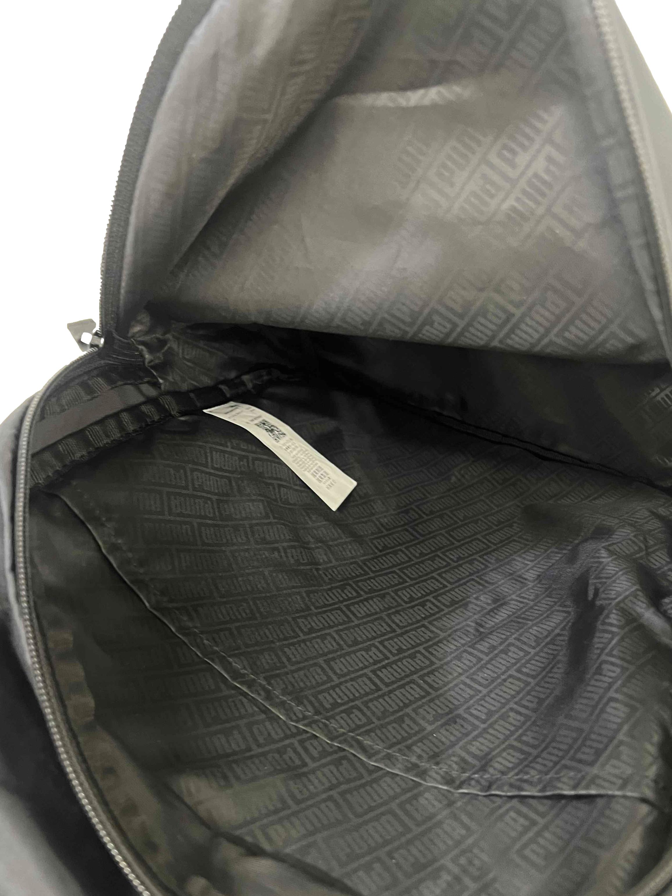 Black Nylon Backpack