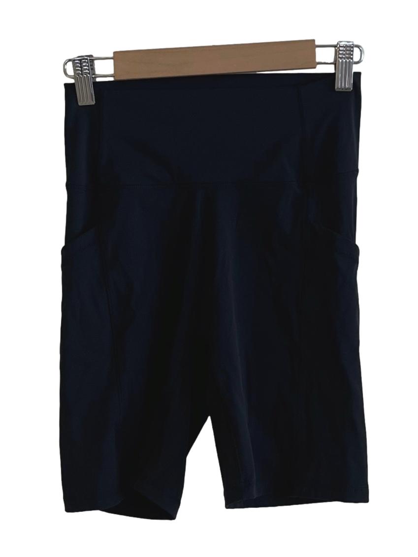 Black Plain Shorts