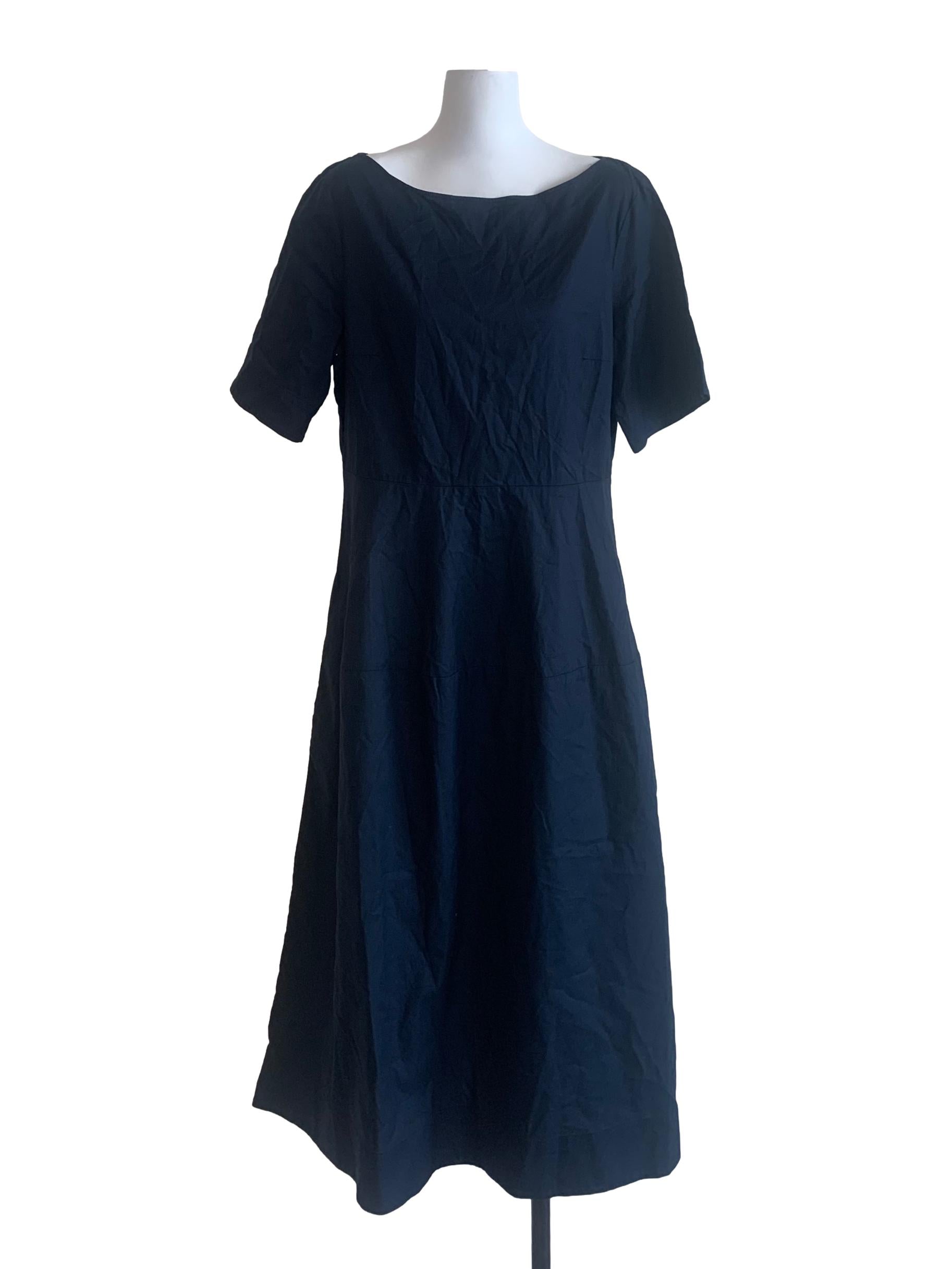 Berry Blue Empire Dress
