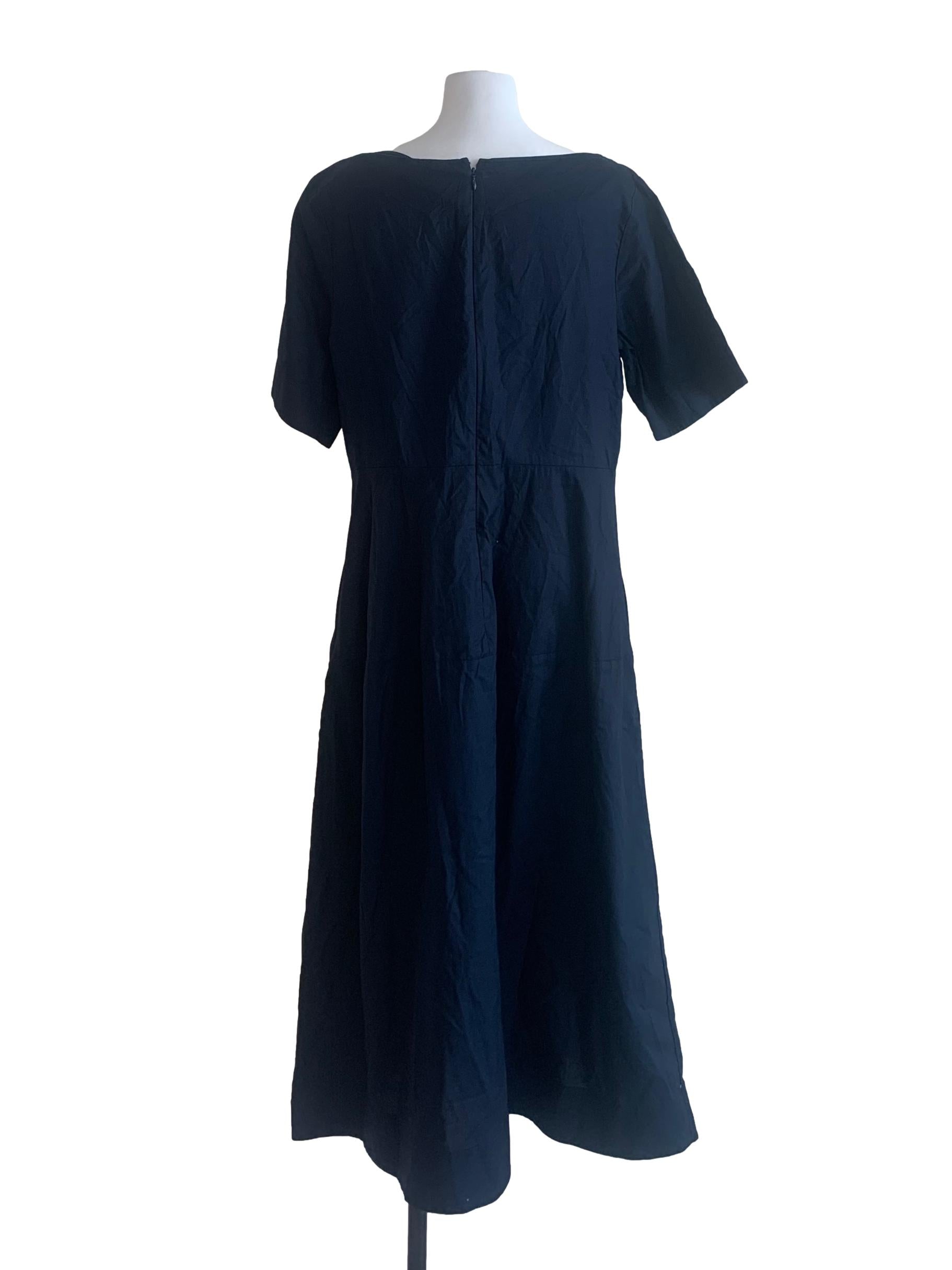 Berry Blue Empire Dress