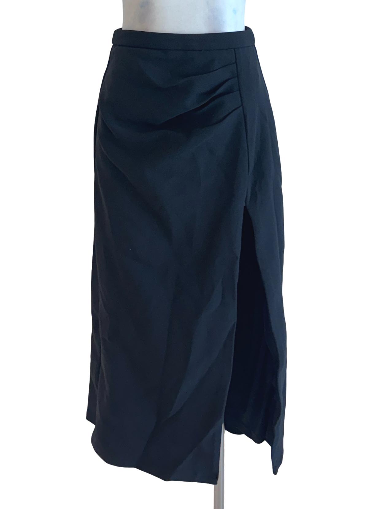 Black Side Slit Skirt