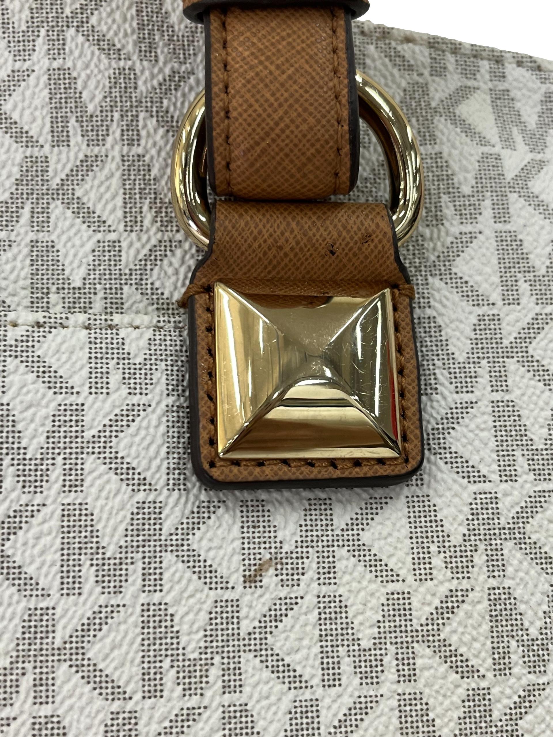 White Leather Karla Tote Bag CSN