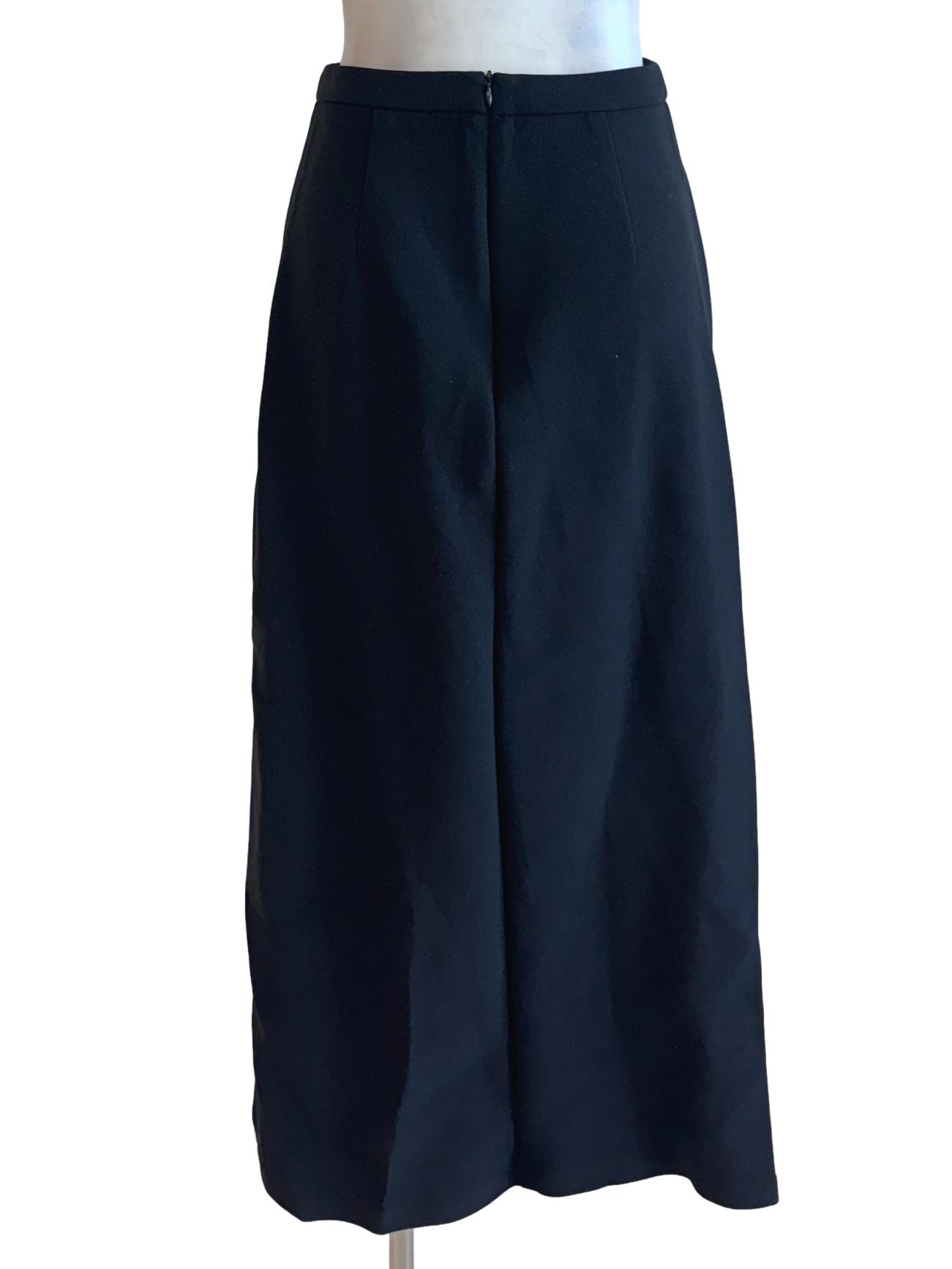 Black Side Slit Skirt