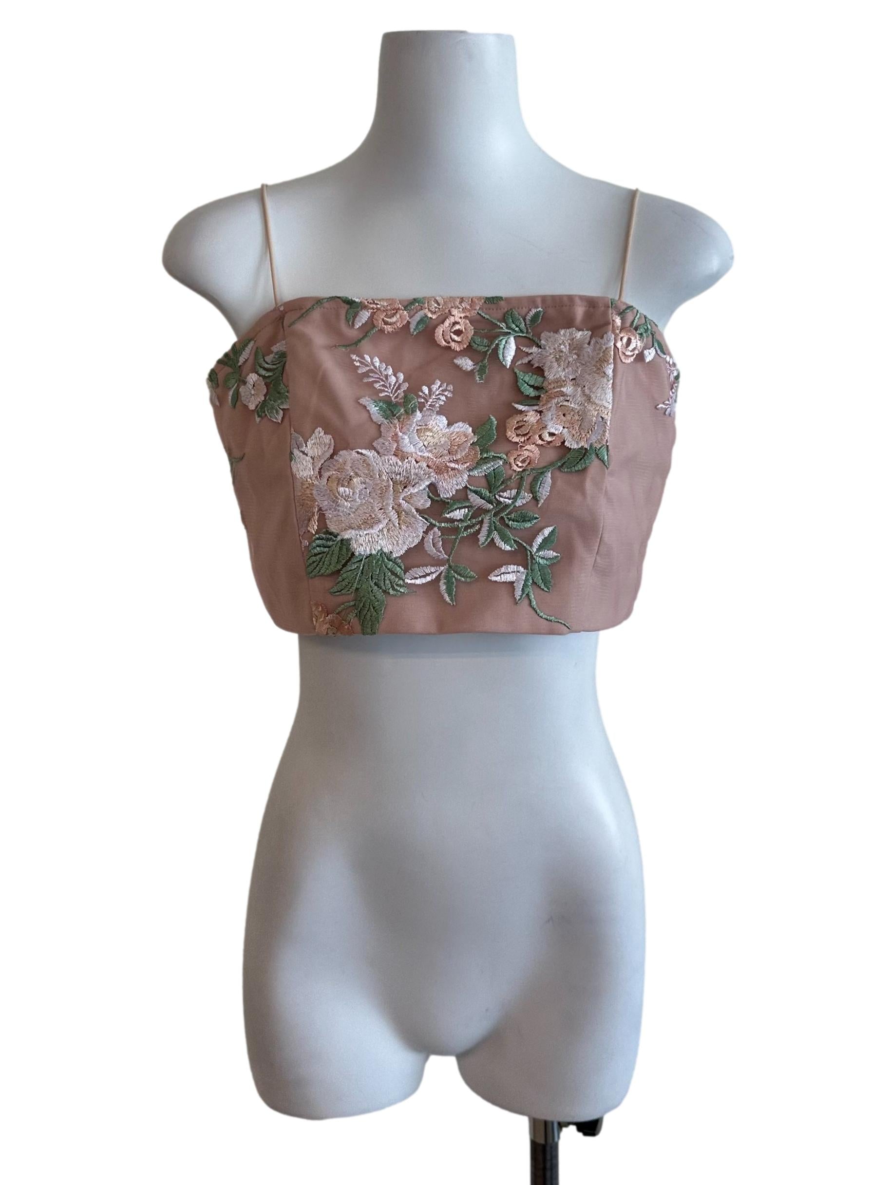 Light Pink Lace Floral Top