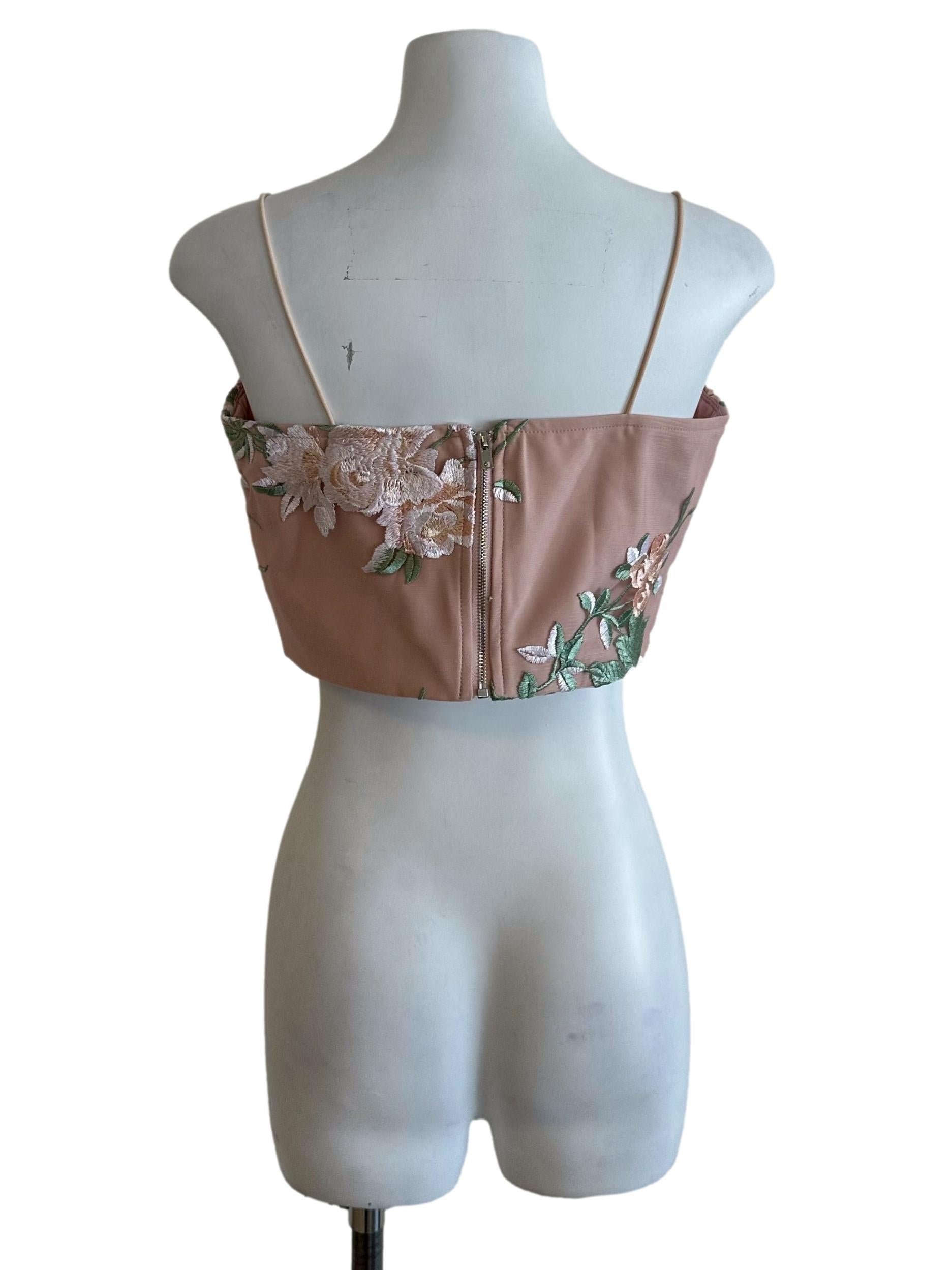 Light Pink Lace Floral Top