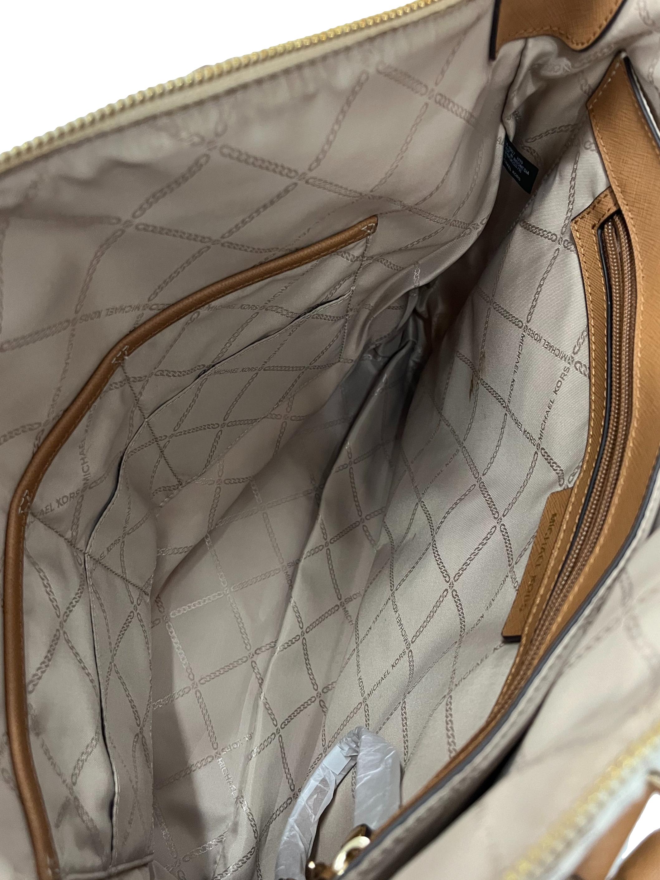 White Leather Karla Tote Bag CSN