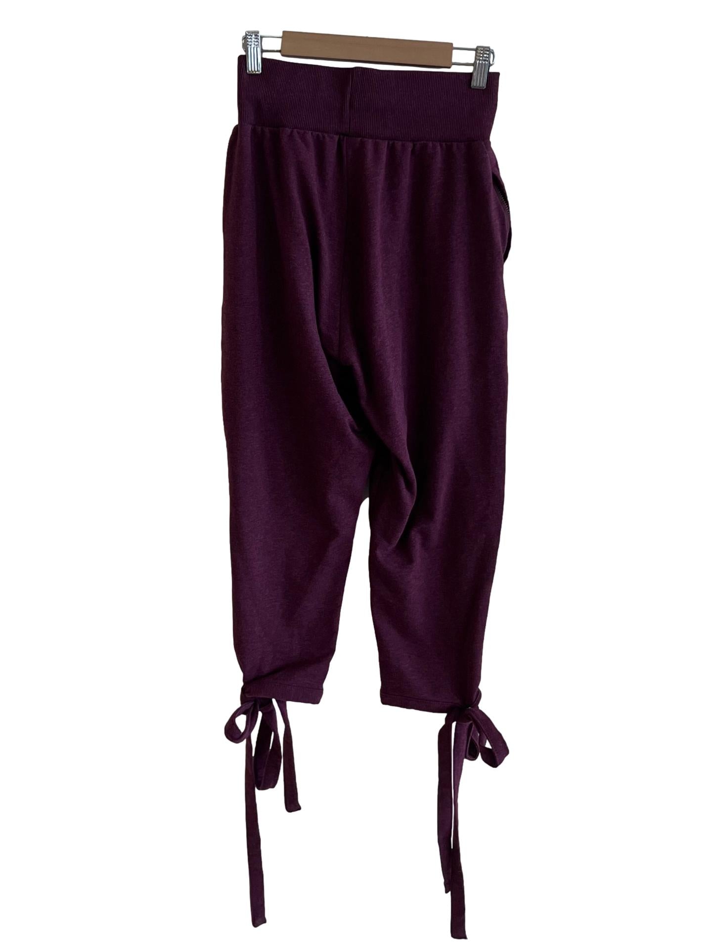 Mulberry Purple Plain Tights