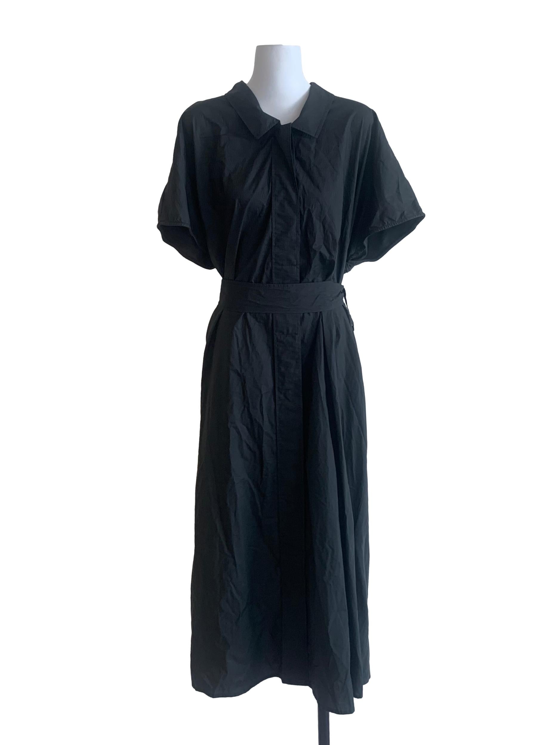 Crow Black Pegged Dress