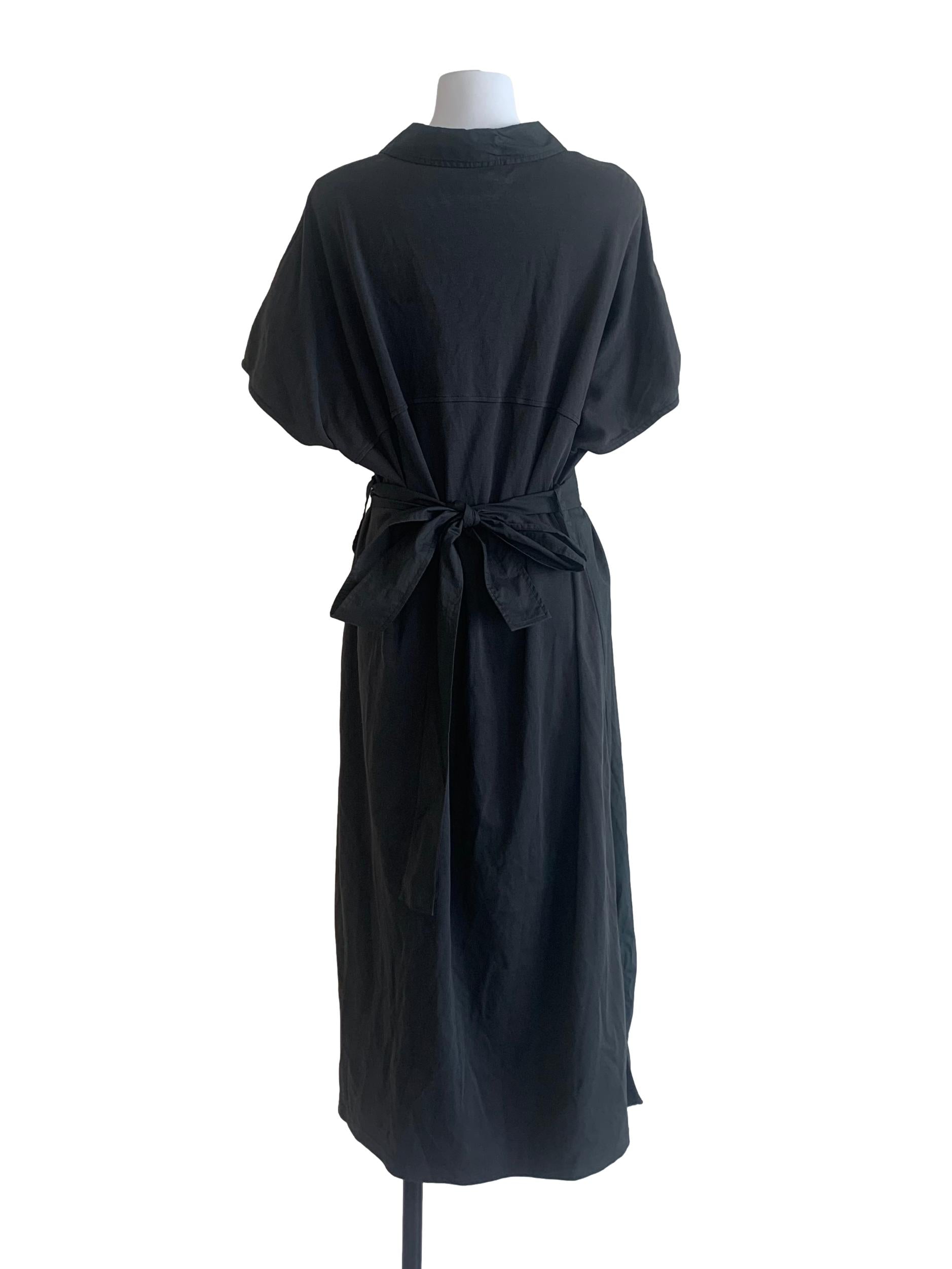 Crow Black Pegged Dress
