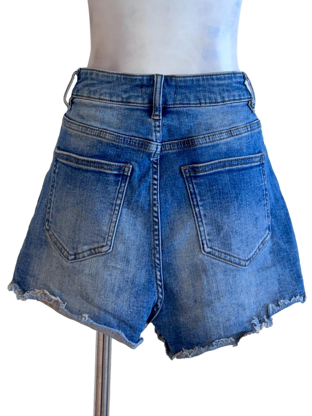 Blue Denim Shorts