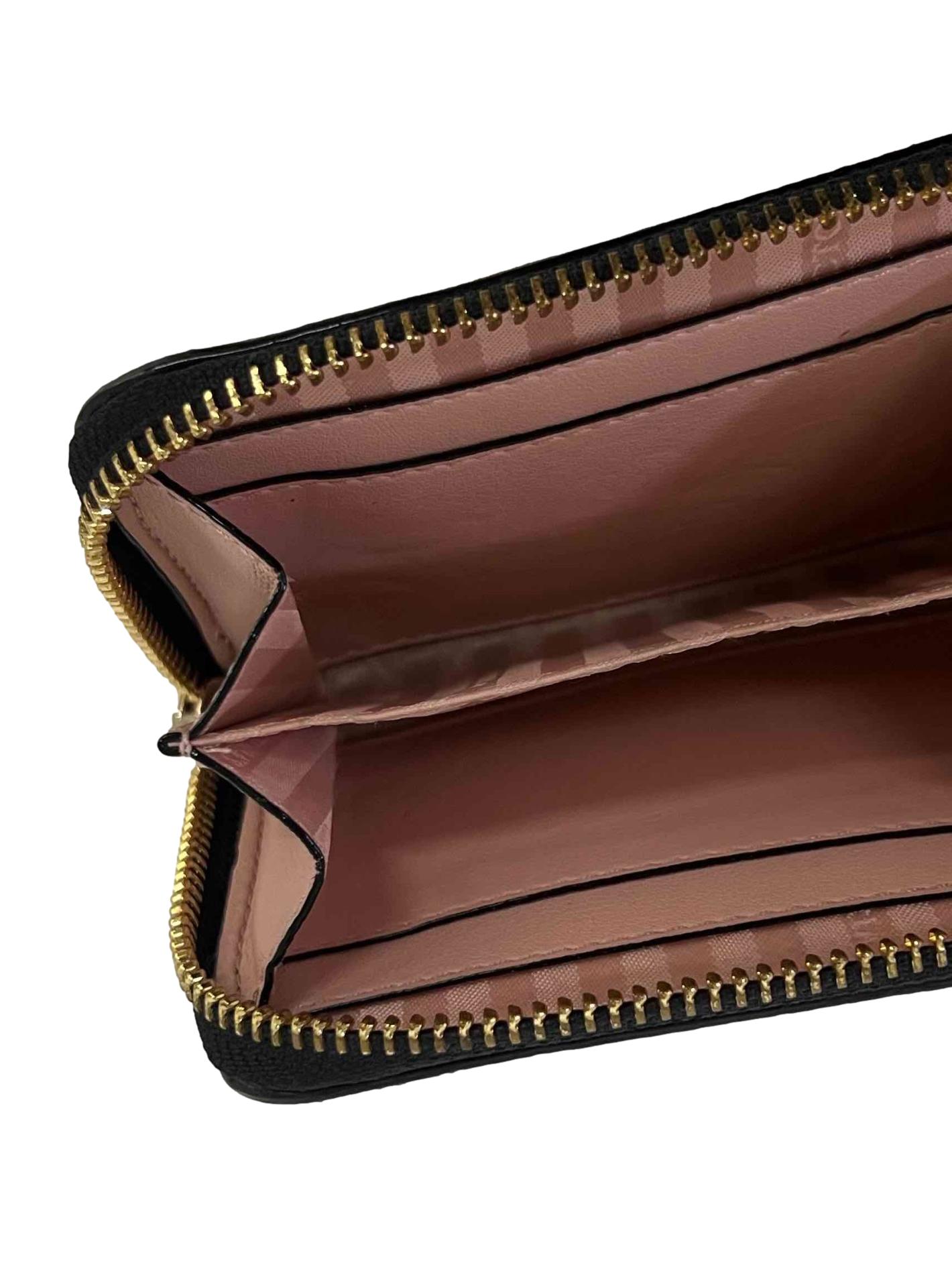 Black Small Quilted Wallet