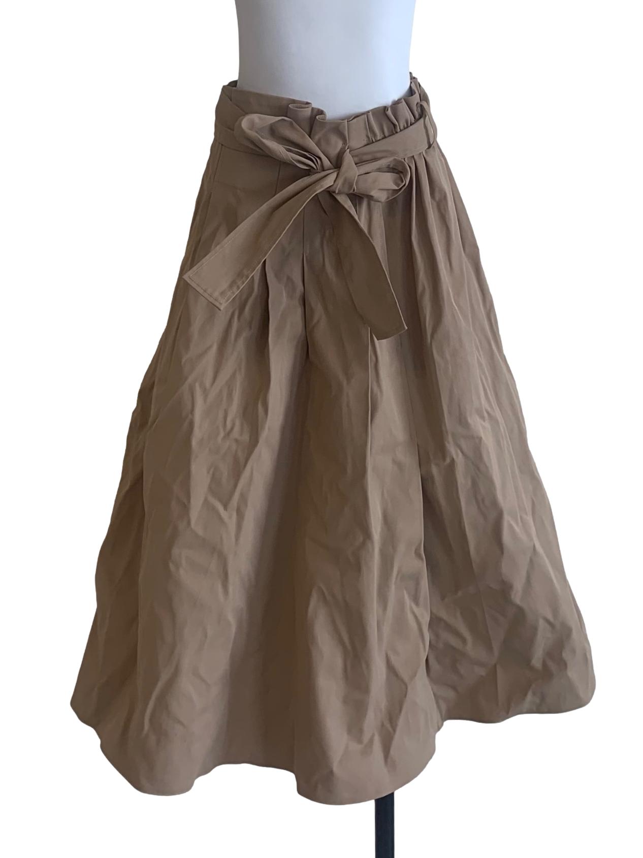 Peanut Brown A-Line Dress