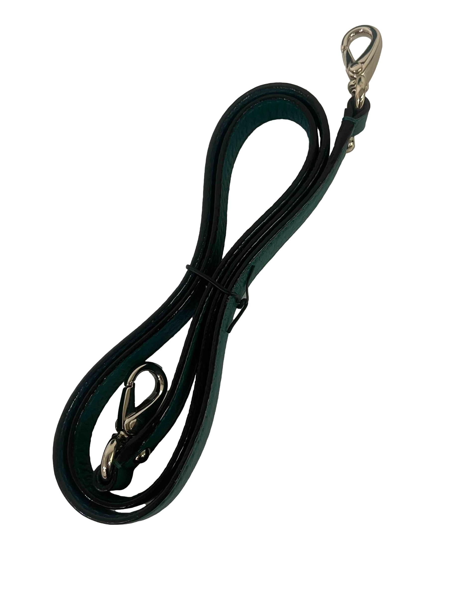 Green Leather Crossbody Bag