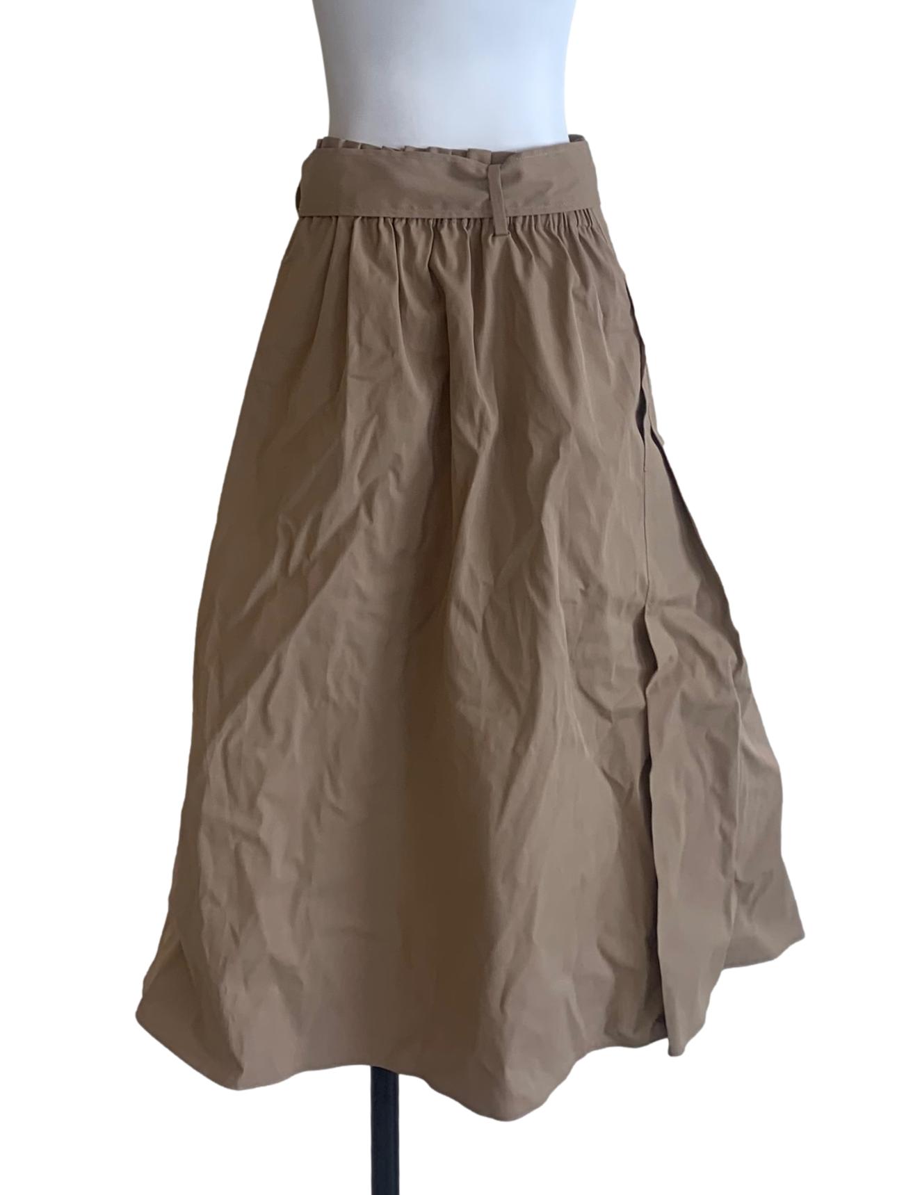 Peanut Brown A-Line Dress