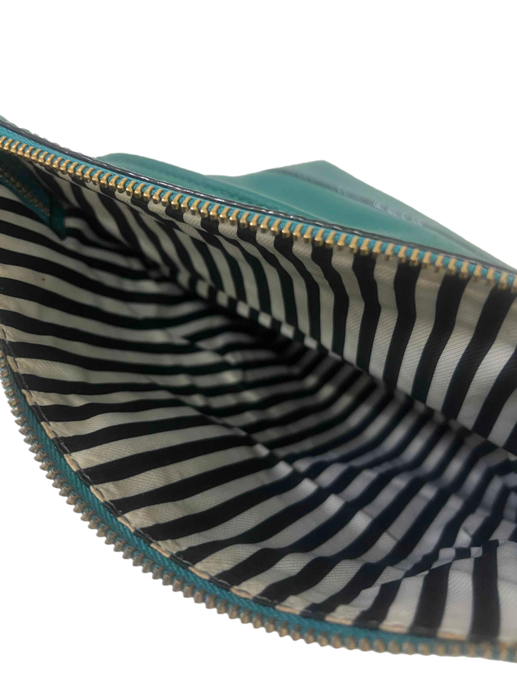 Green Leather Crossbody Bag