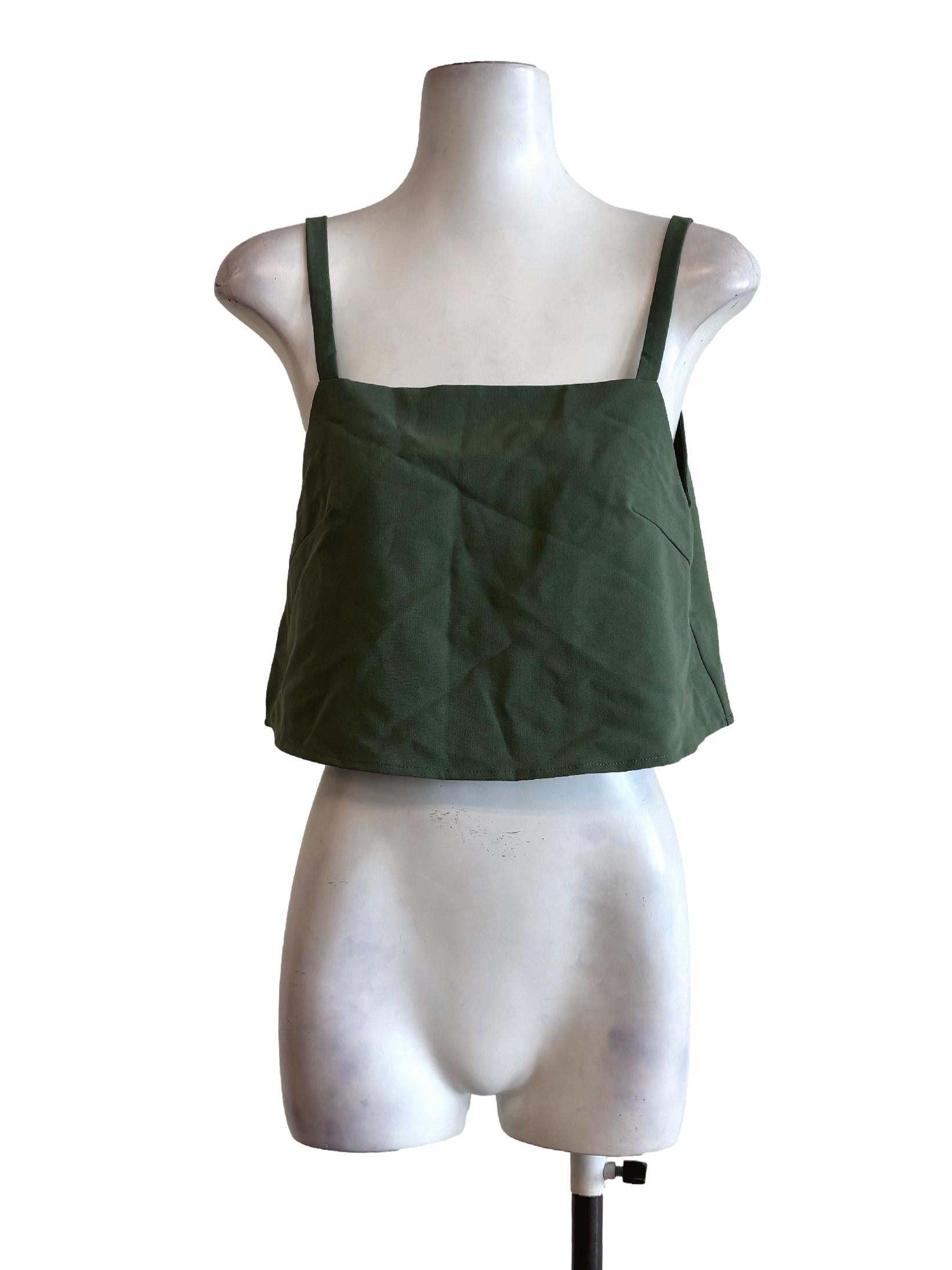 Amazon Green Sleeveless Camisole Top TTR