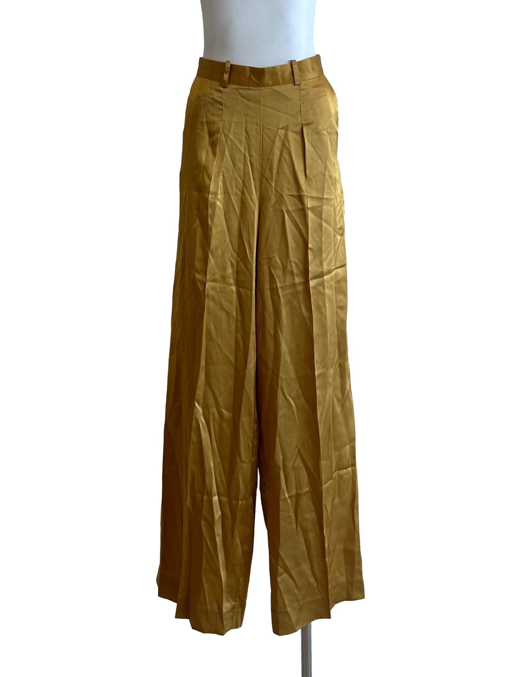 Branson Wide Leg Pants - Mimosa Yellow CSN