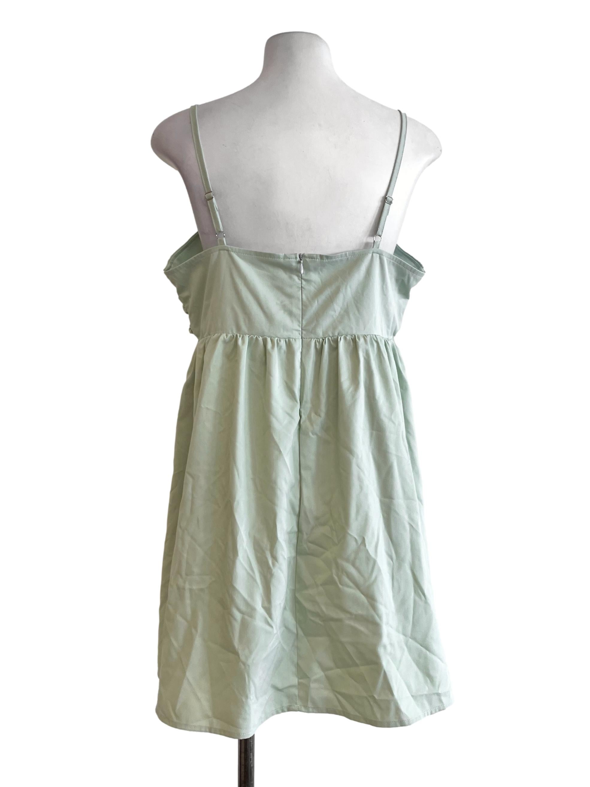Green Sleeveless Dress