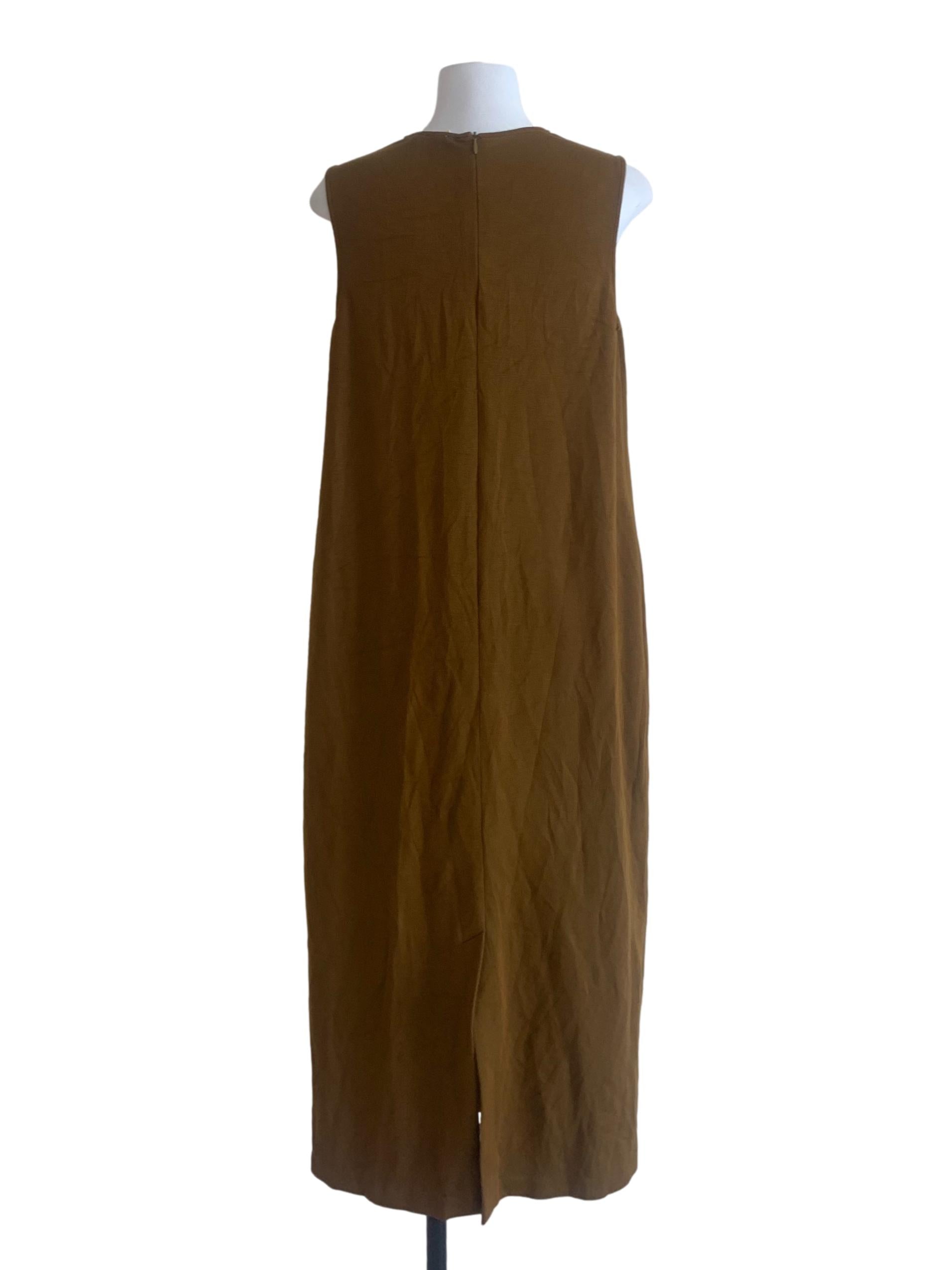 Brown Jersey Midi Dress OSN