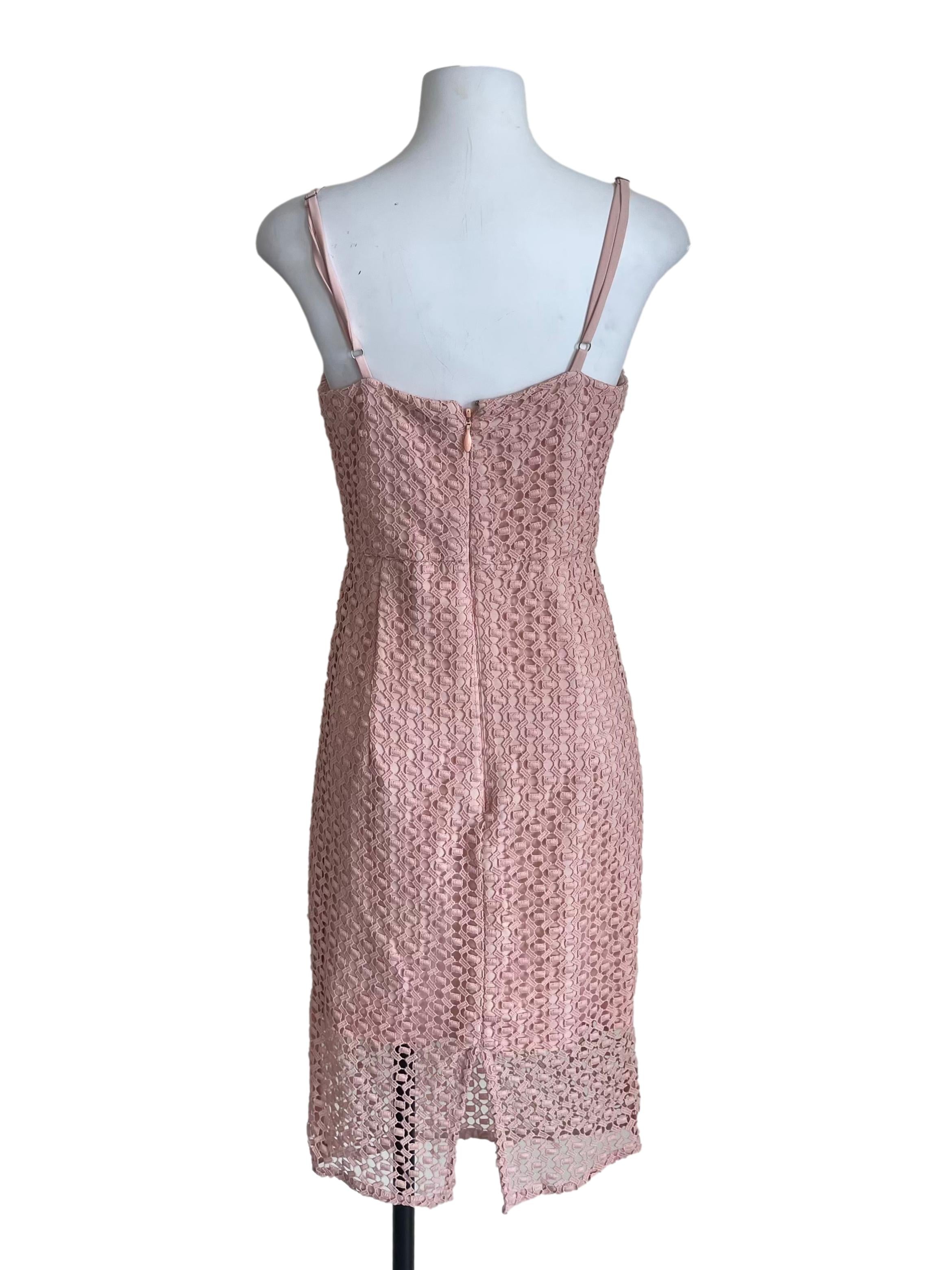 Light Peach Knit Cami Slip Dress