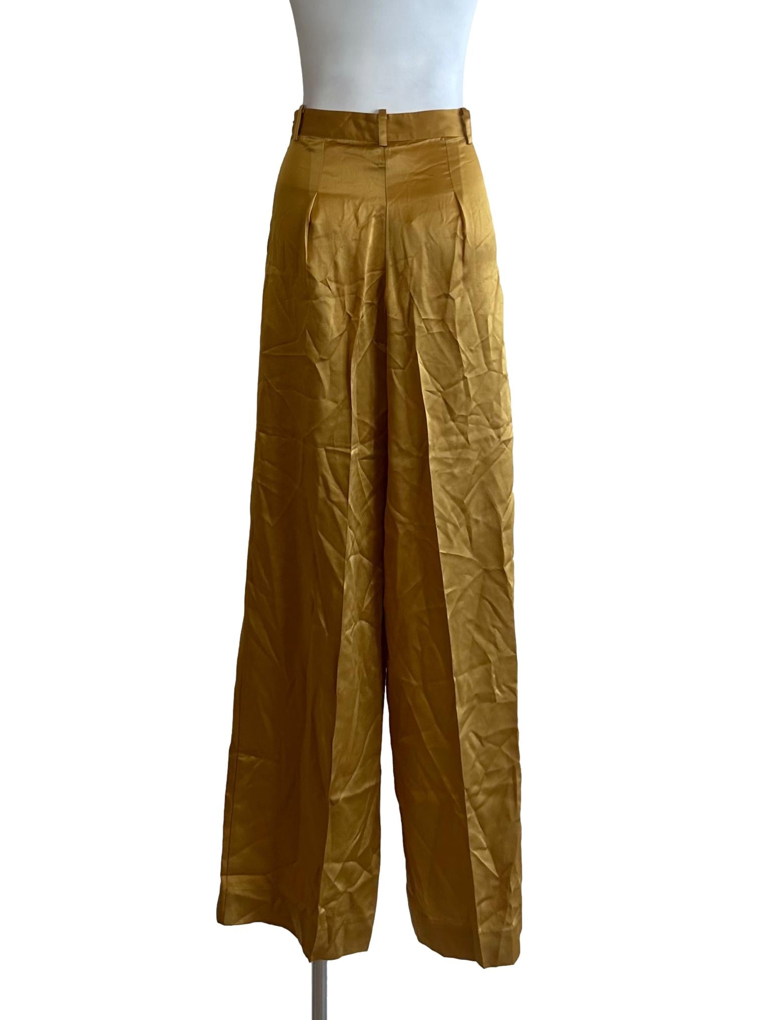 Branson Wide Leg Pants - Mimosa Yellow CSN