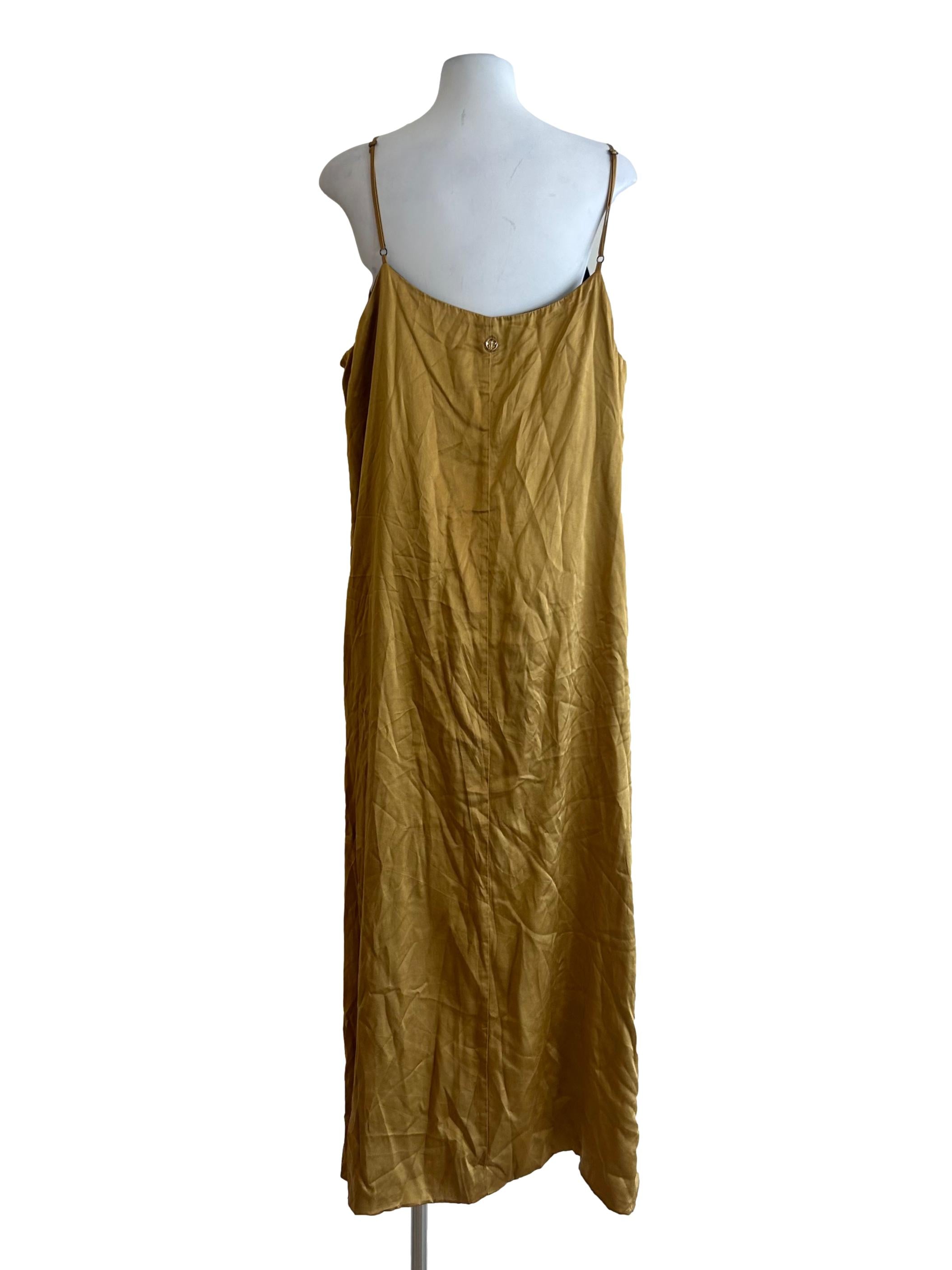 Calabar Silk Slip Dress - Mimosa Yellow CSN