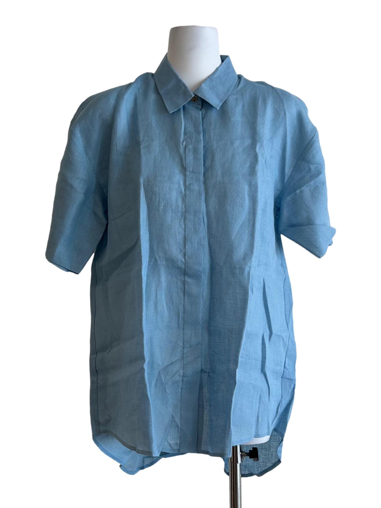 Seville Short Sleeves Shirt - Sommerhus Blue CSN