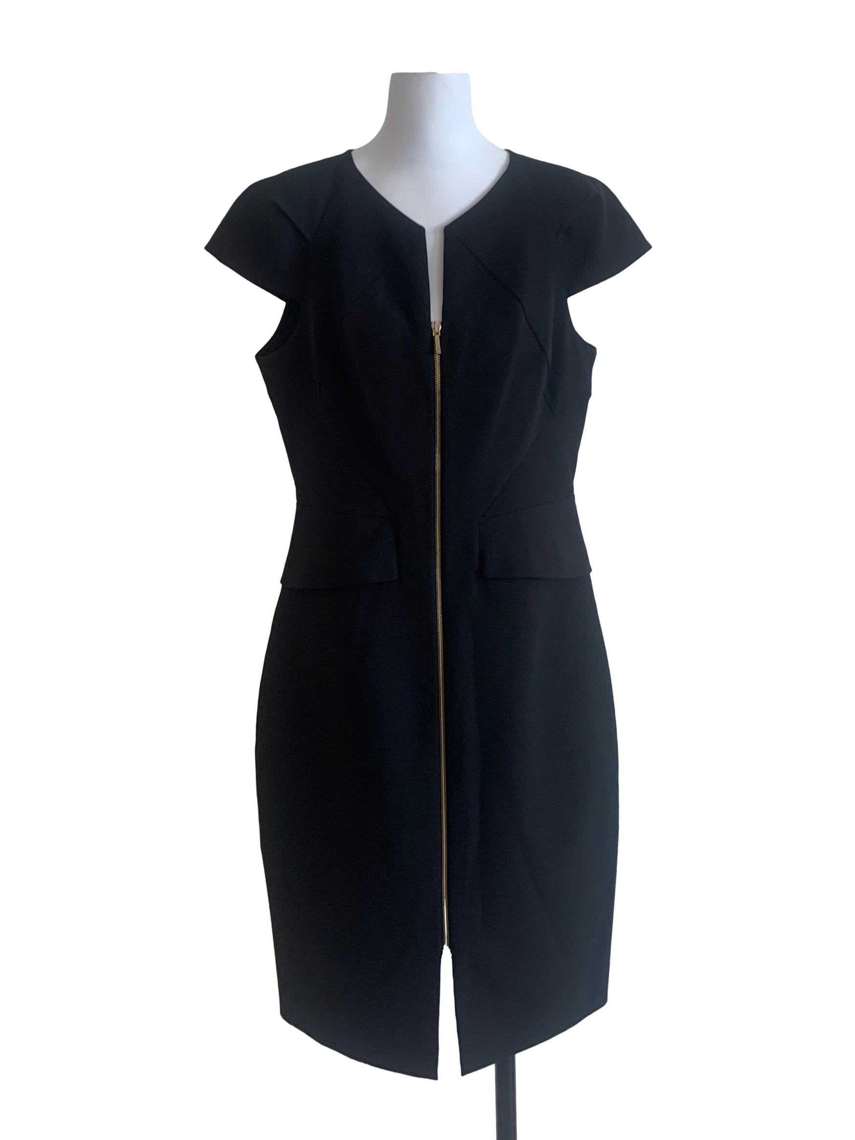 Ink Black Sheath Dress