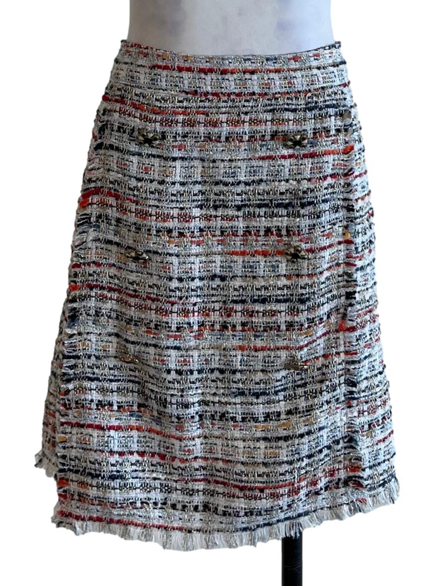 Blue Shepherd'S Check Mini Skirt