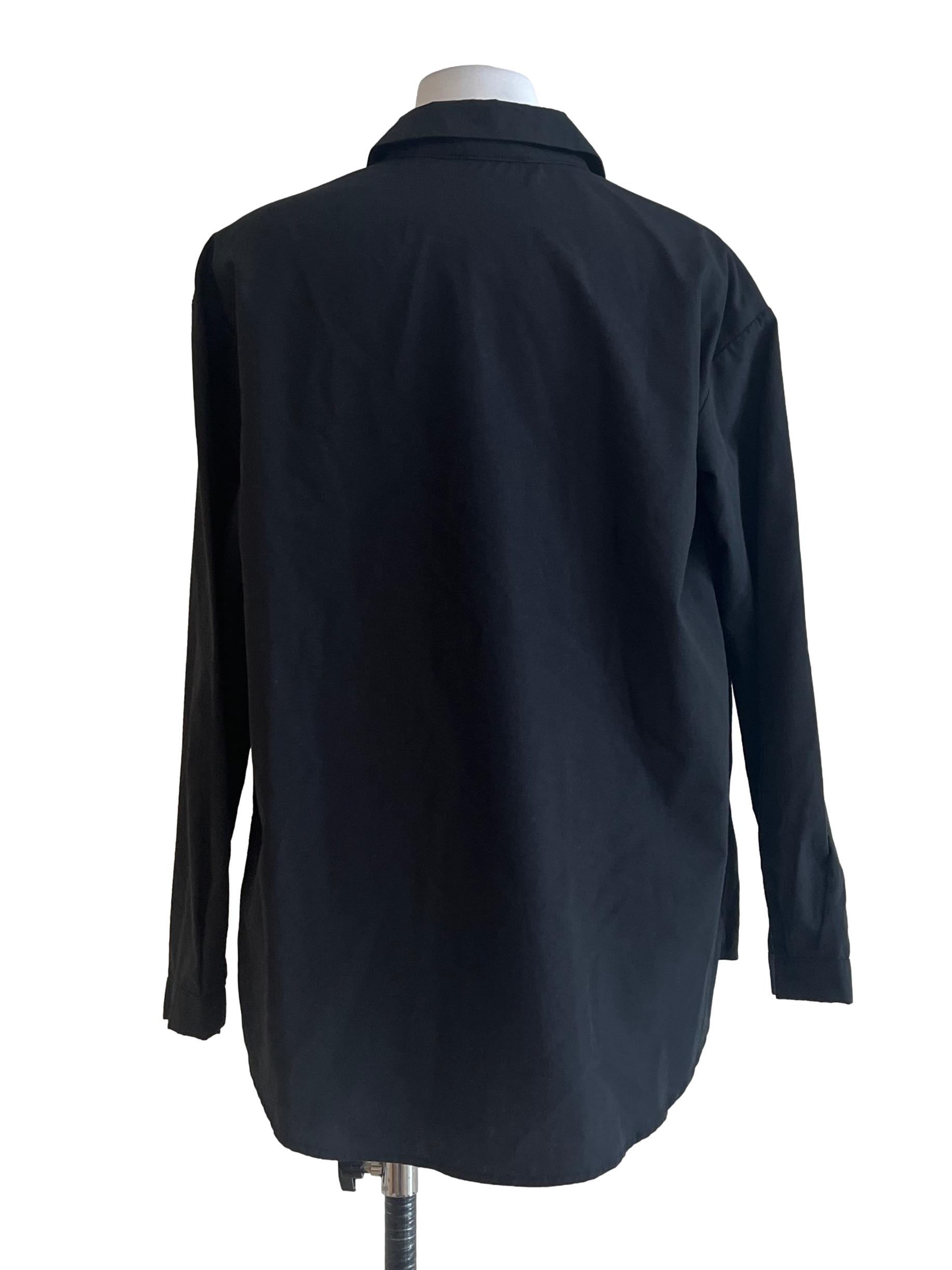 Jade Black Long Sleeve Shirt