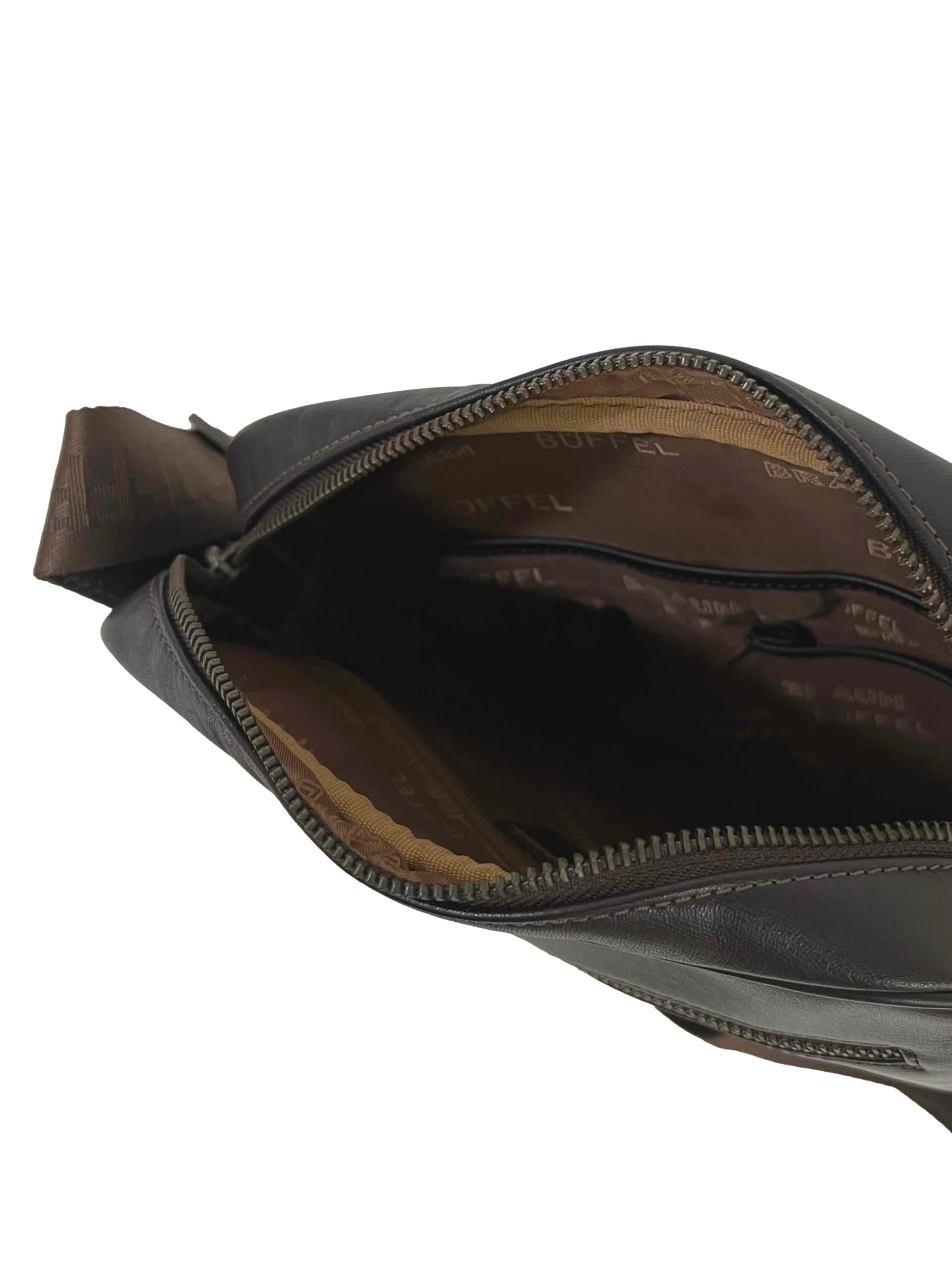 Brown Leather Crossbody Bag