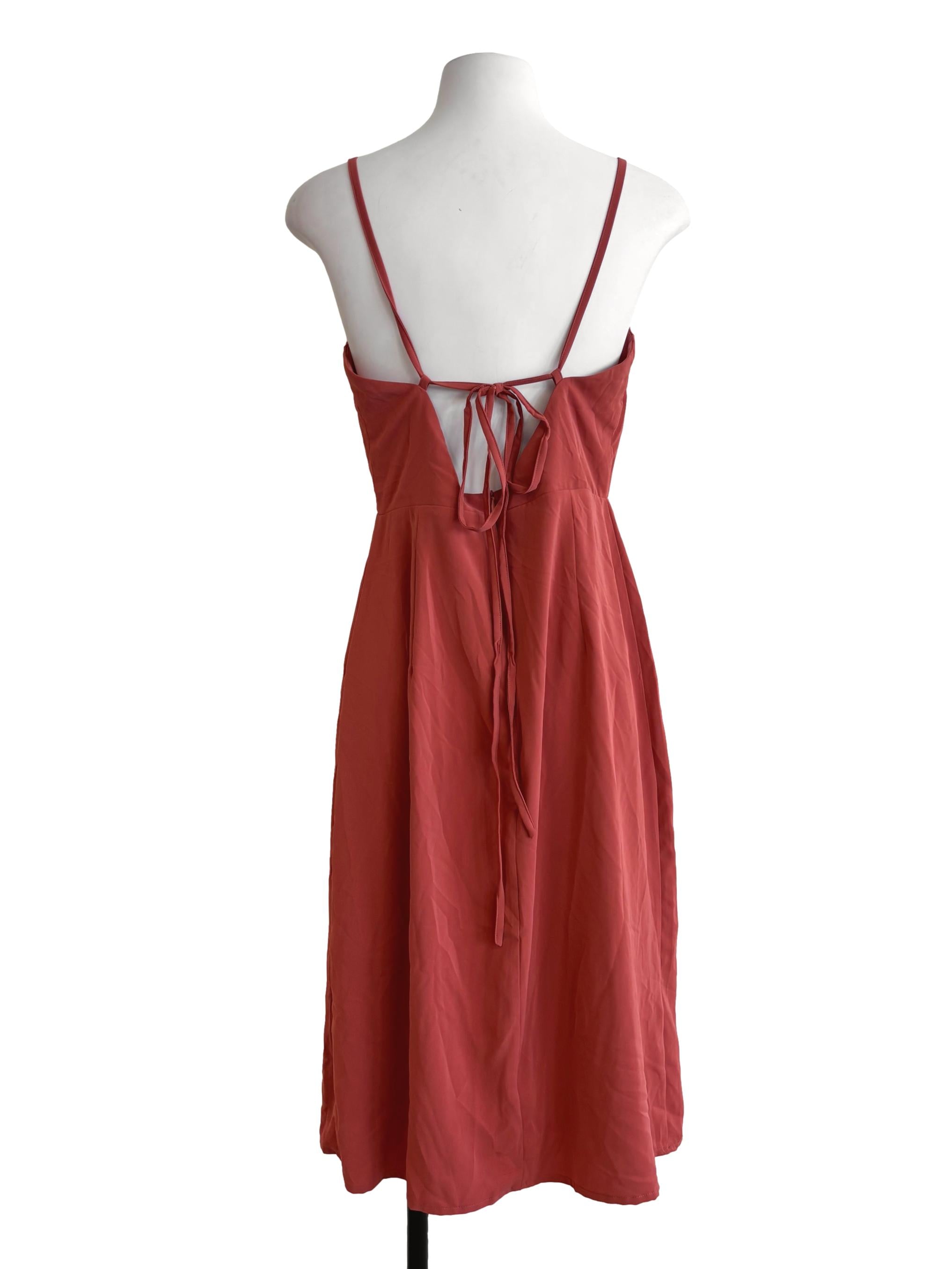 Terracotta Orange Camisole Dress TTR