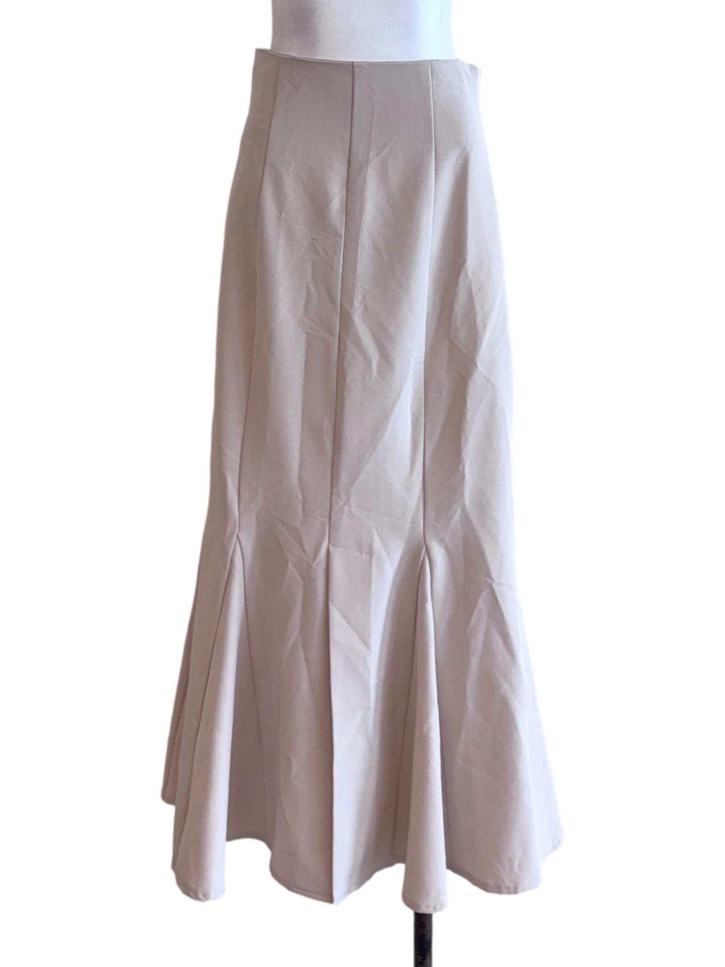 Tortilla Brown Box Pleated Peplum Skirt
