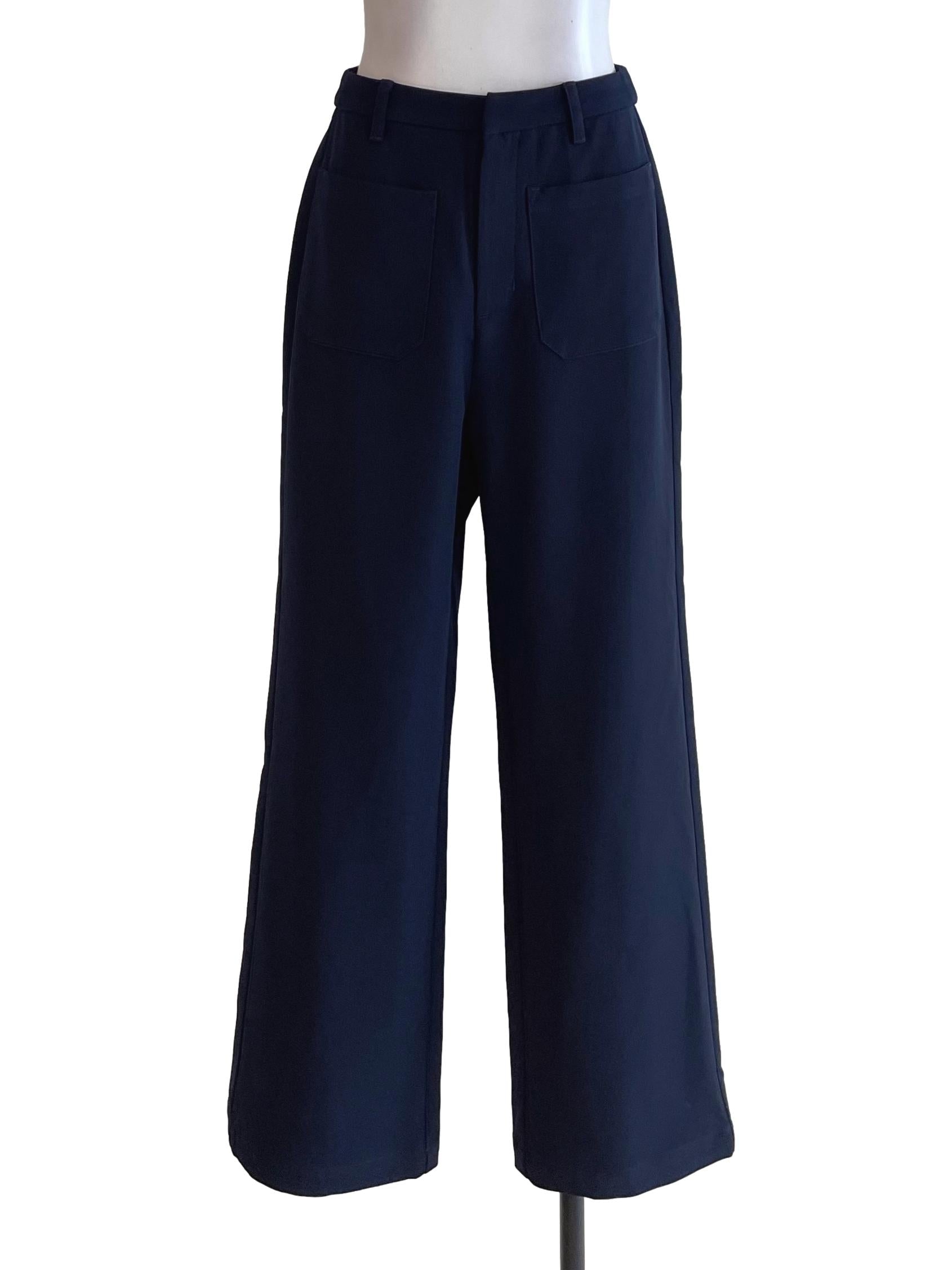 Navy Bust Pocket Pants TCL