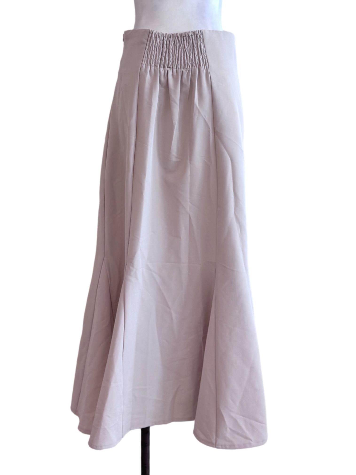 Tortilla Brown Box Pleated Peplum Skirt