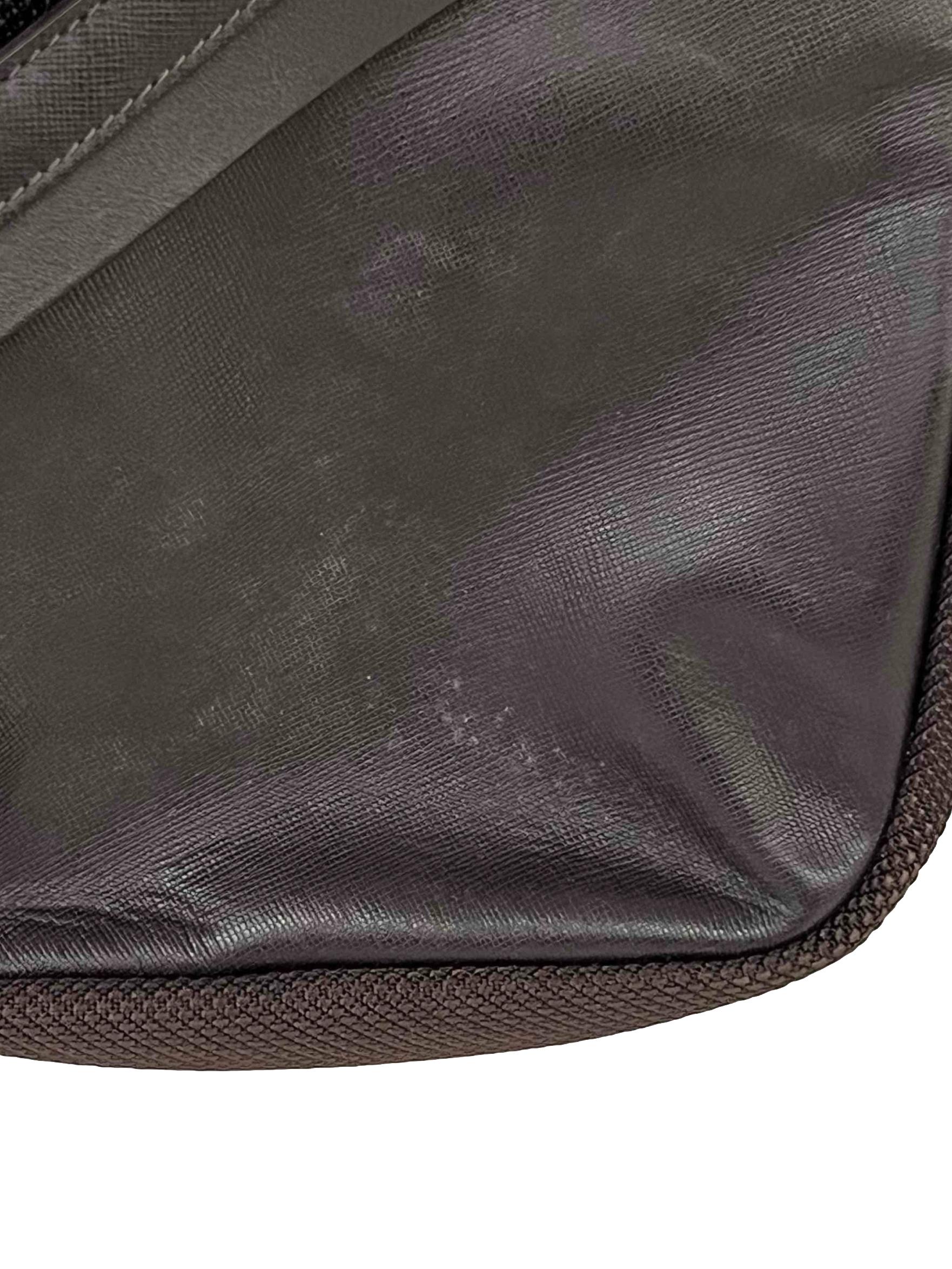 Black PU Leather Crossbody Bag