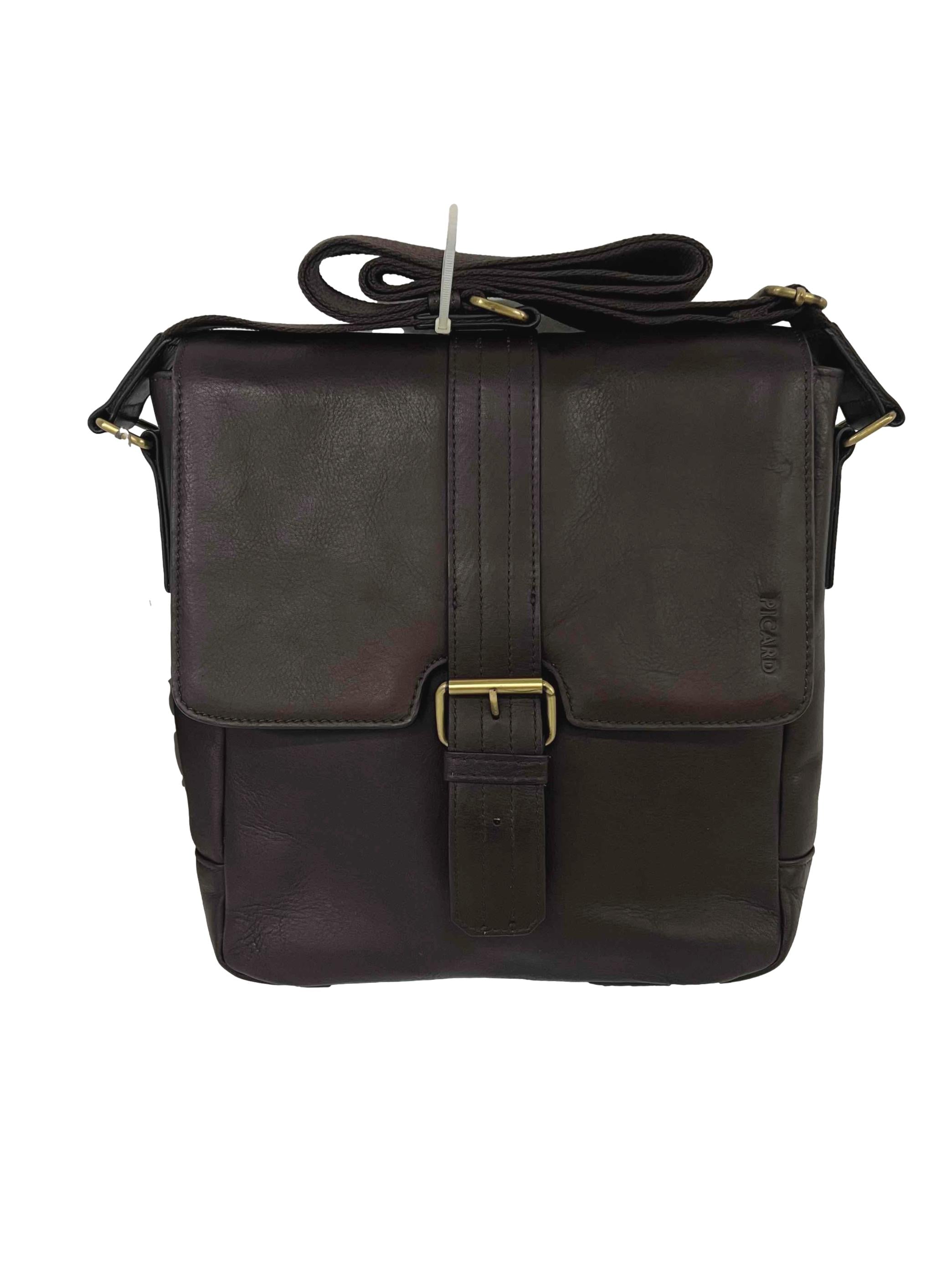 Black PU Leather Crossbody Bag