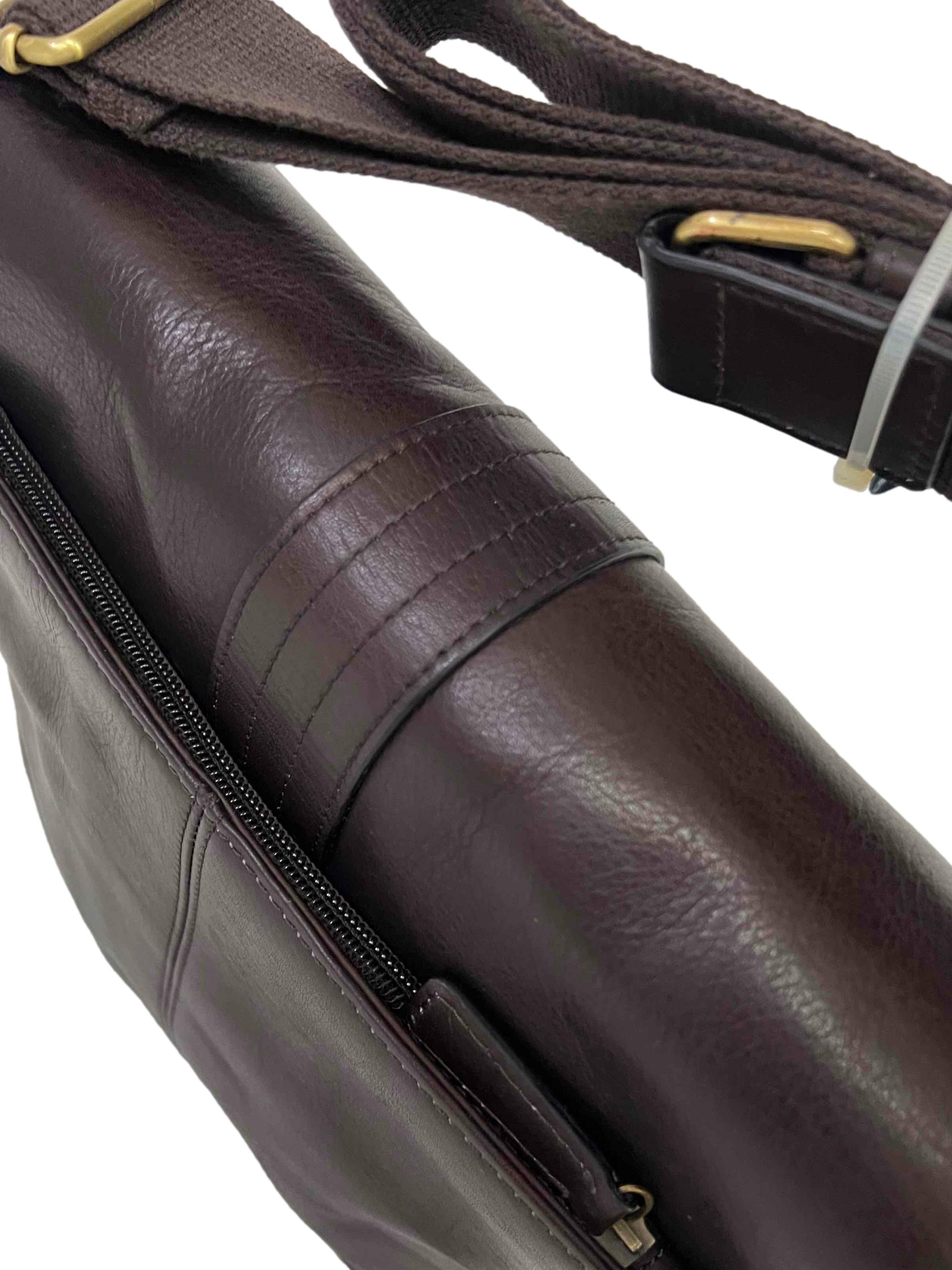 Black PU Leather Crossbody Bag