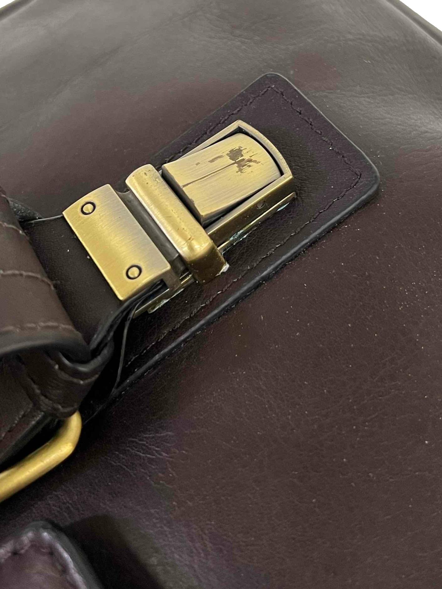 Black PU Leather Crossbody Bag