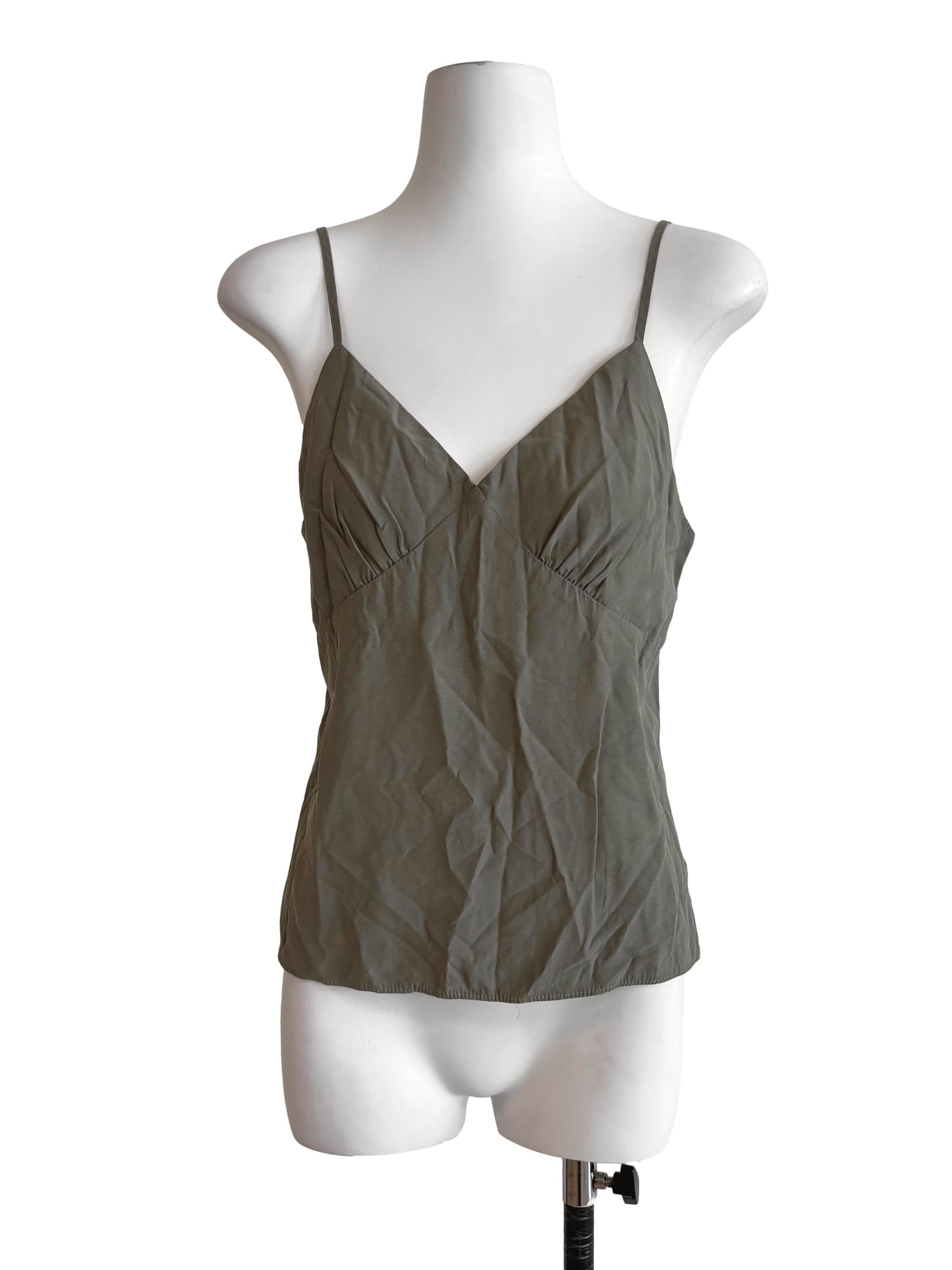 Sage Green Linen Camisole TEM
