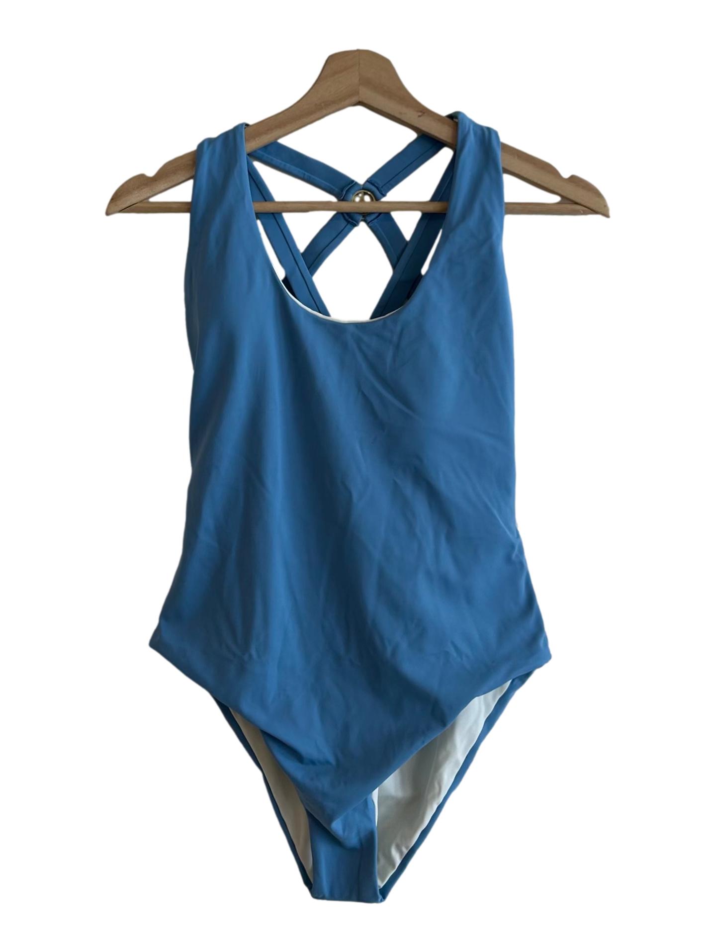 Santorini Swimsuit - Ocean Spray Light Blue CSN