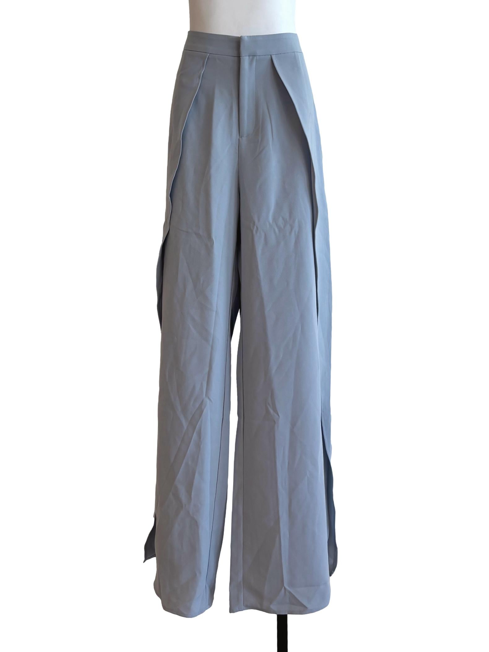 Sky Blue Long Slit Pants LB