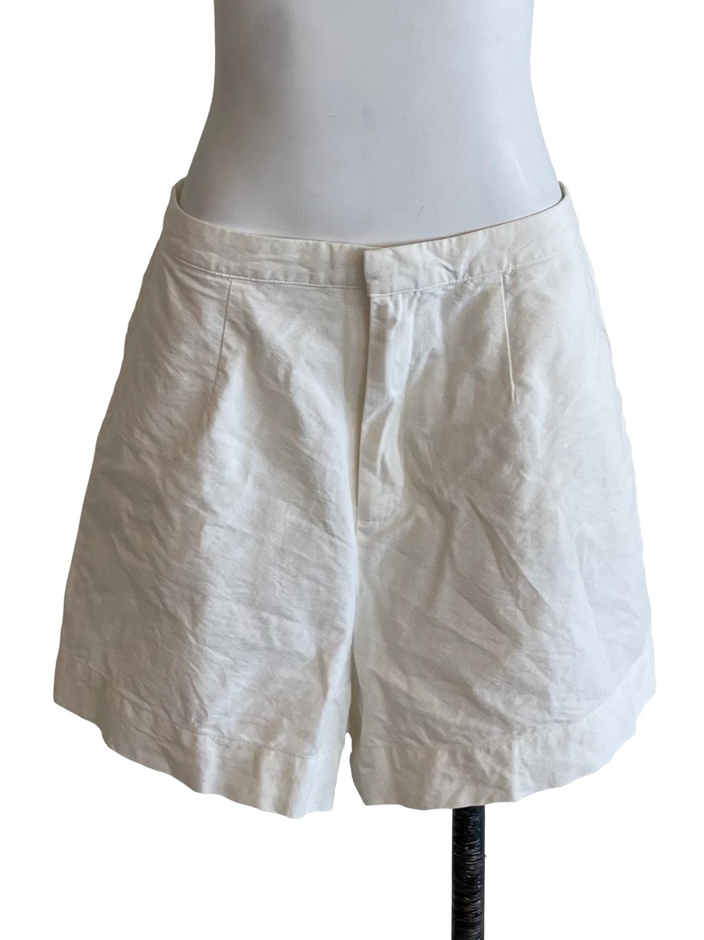 White Plain Shorts