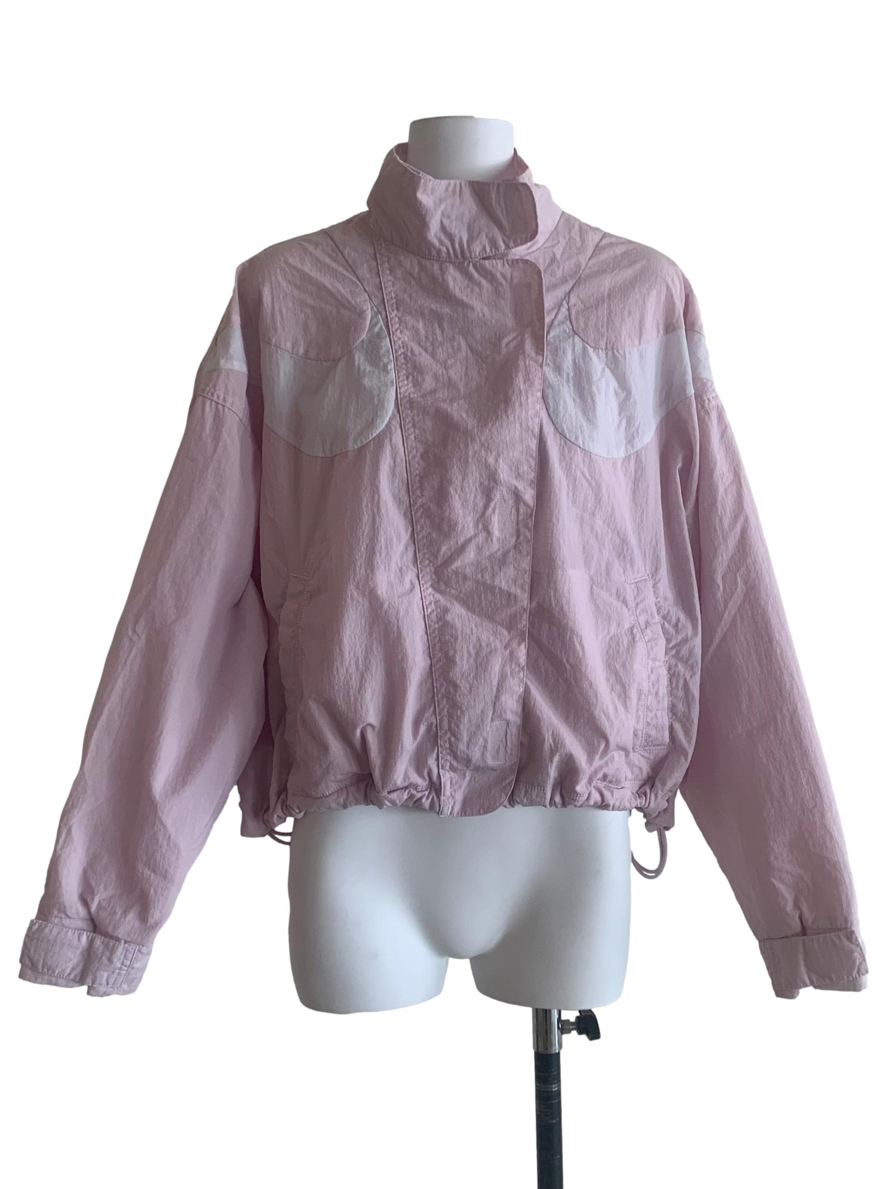 Heather Purple Zip Up Windbreaker