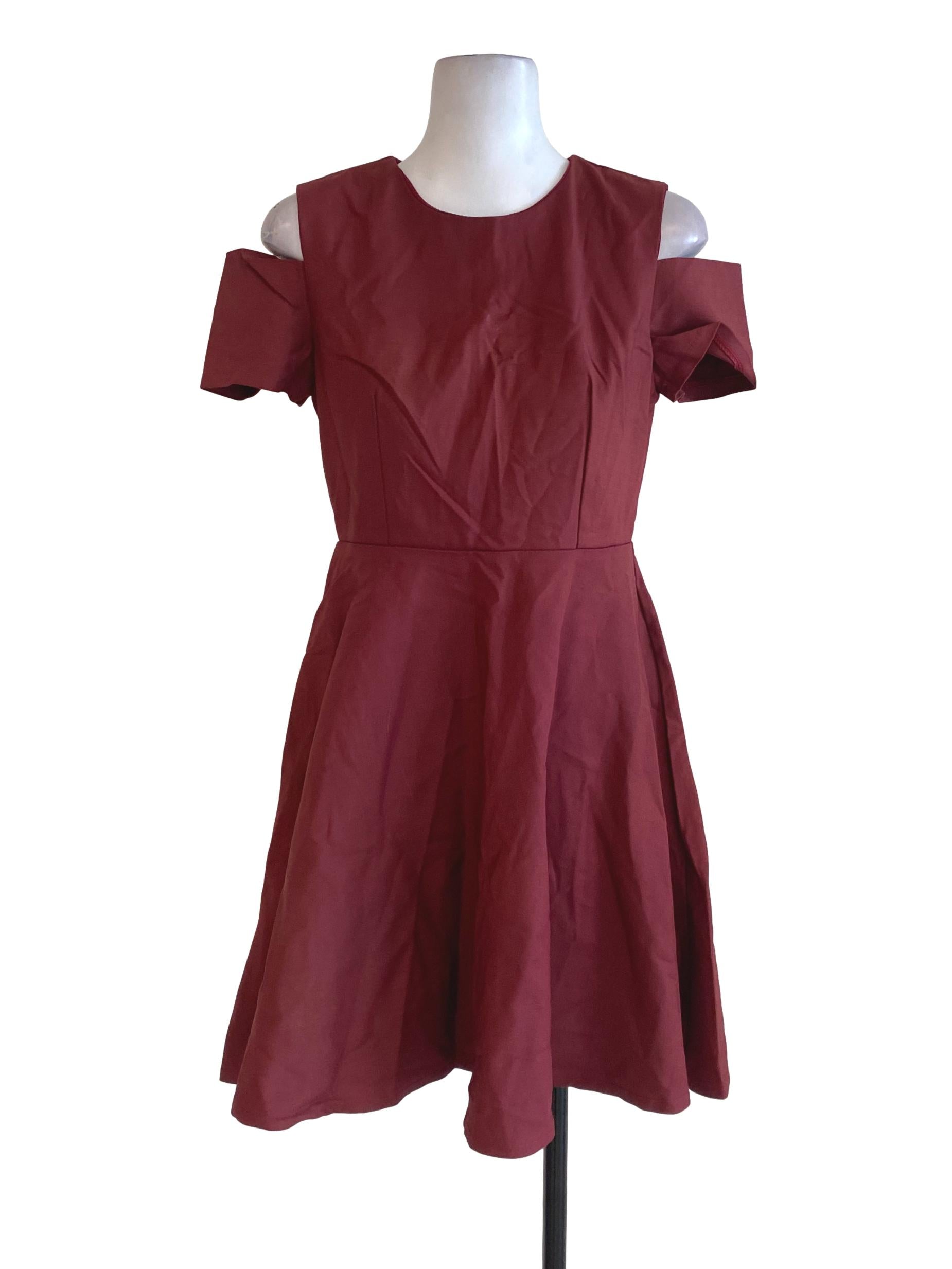 Blood Red A Line Dress