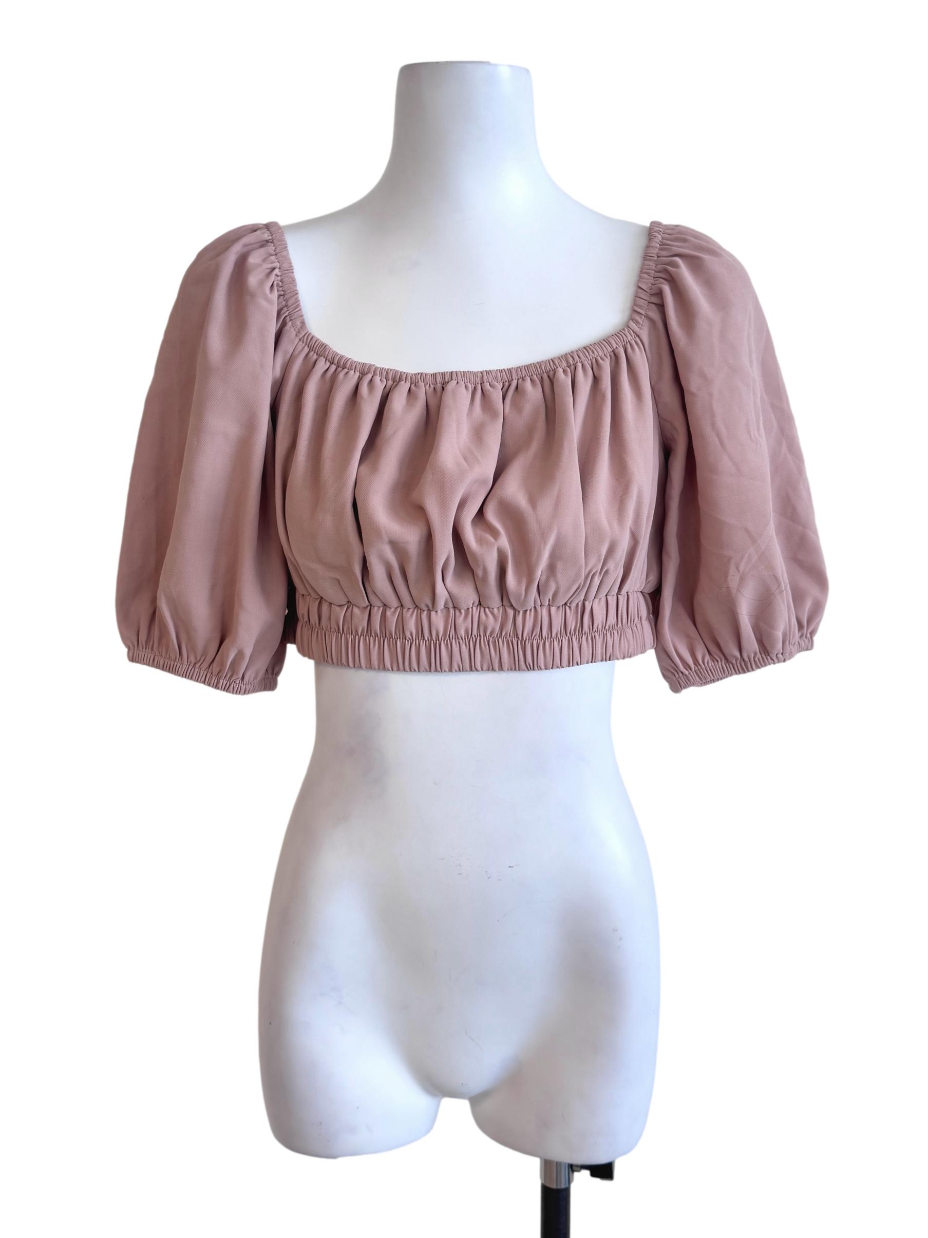 Brown Puffed Top