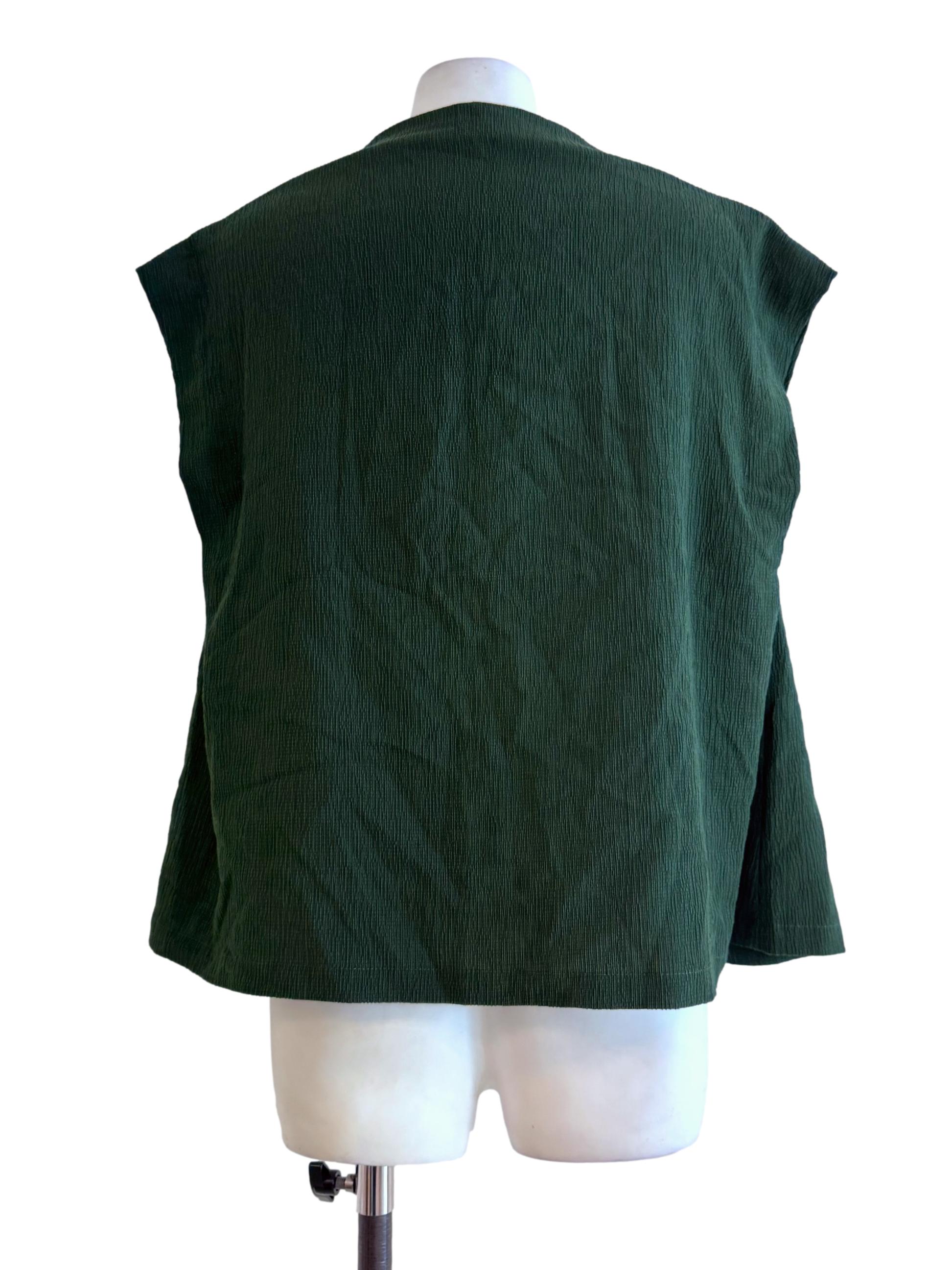 Basil Green Sleeveless Top