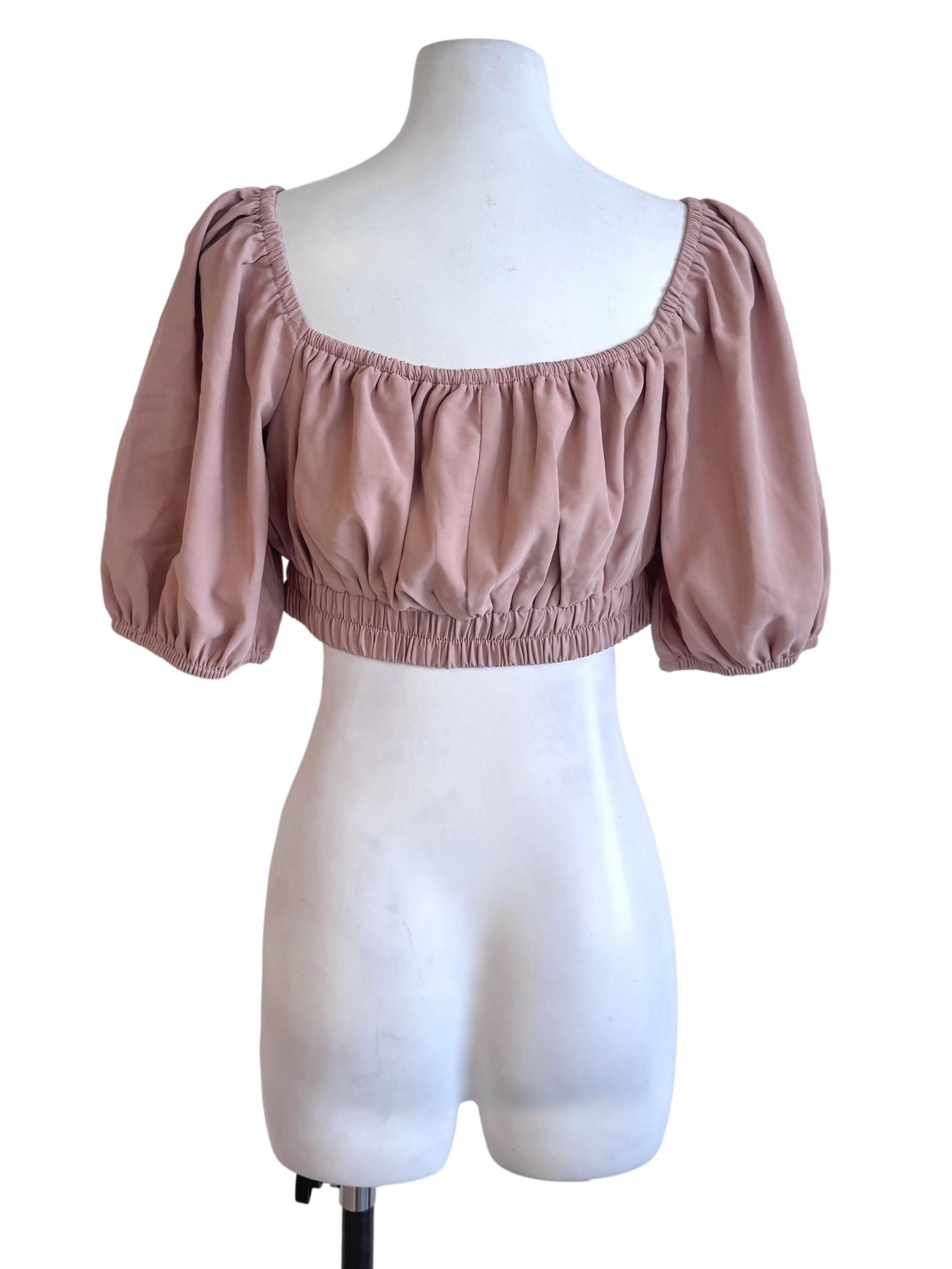 Brown Puffed Top