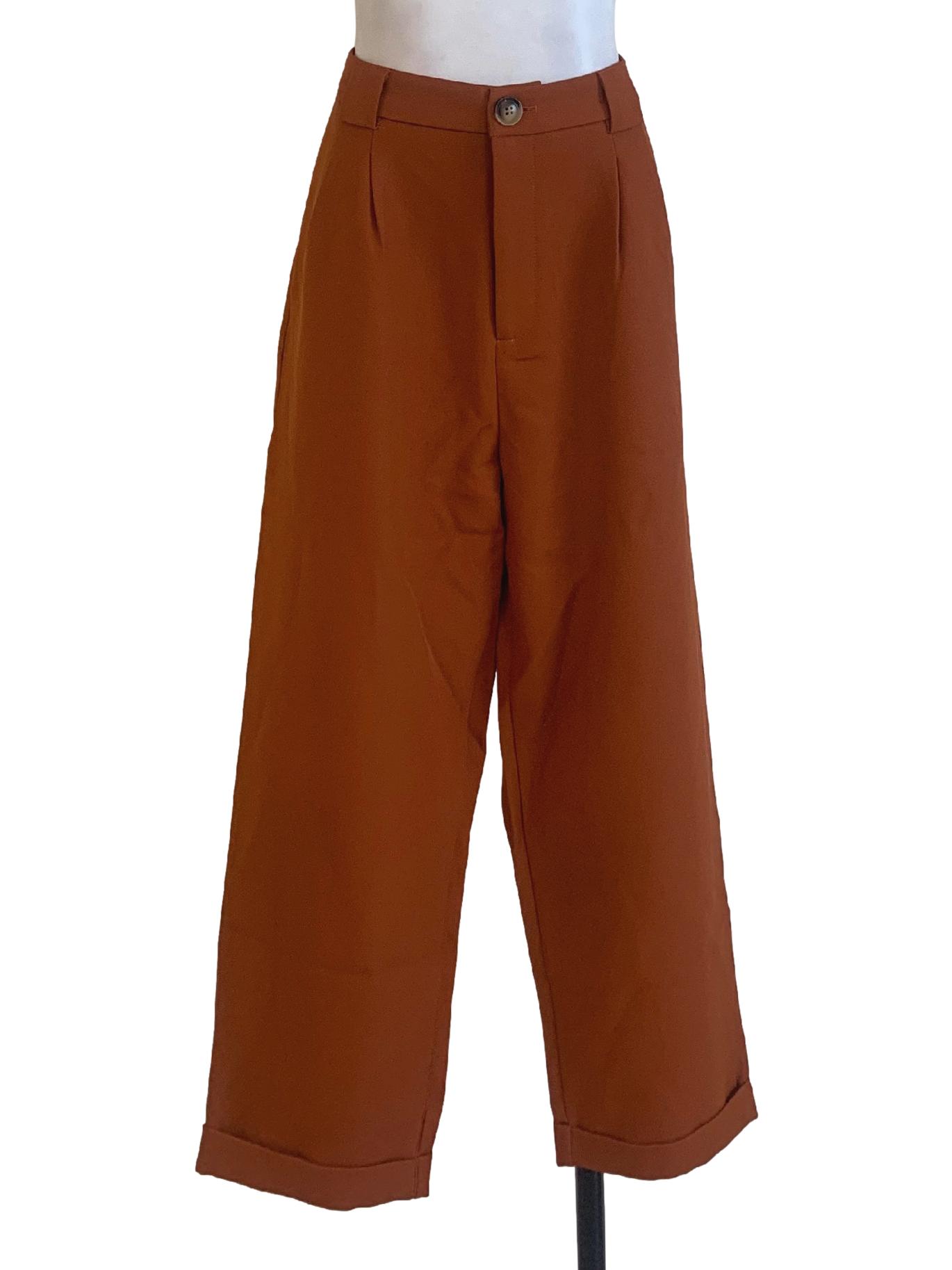 Amber Orange Formal Pants