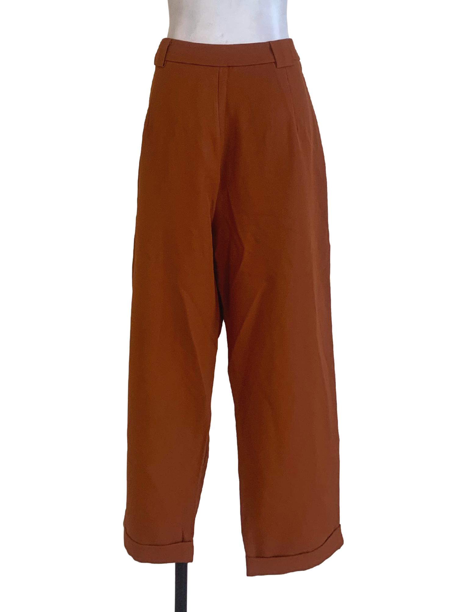 Amber Orange Formal Pants